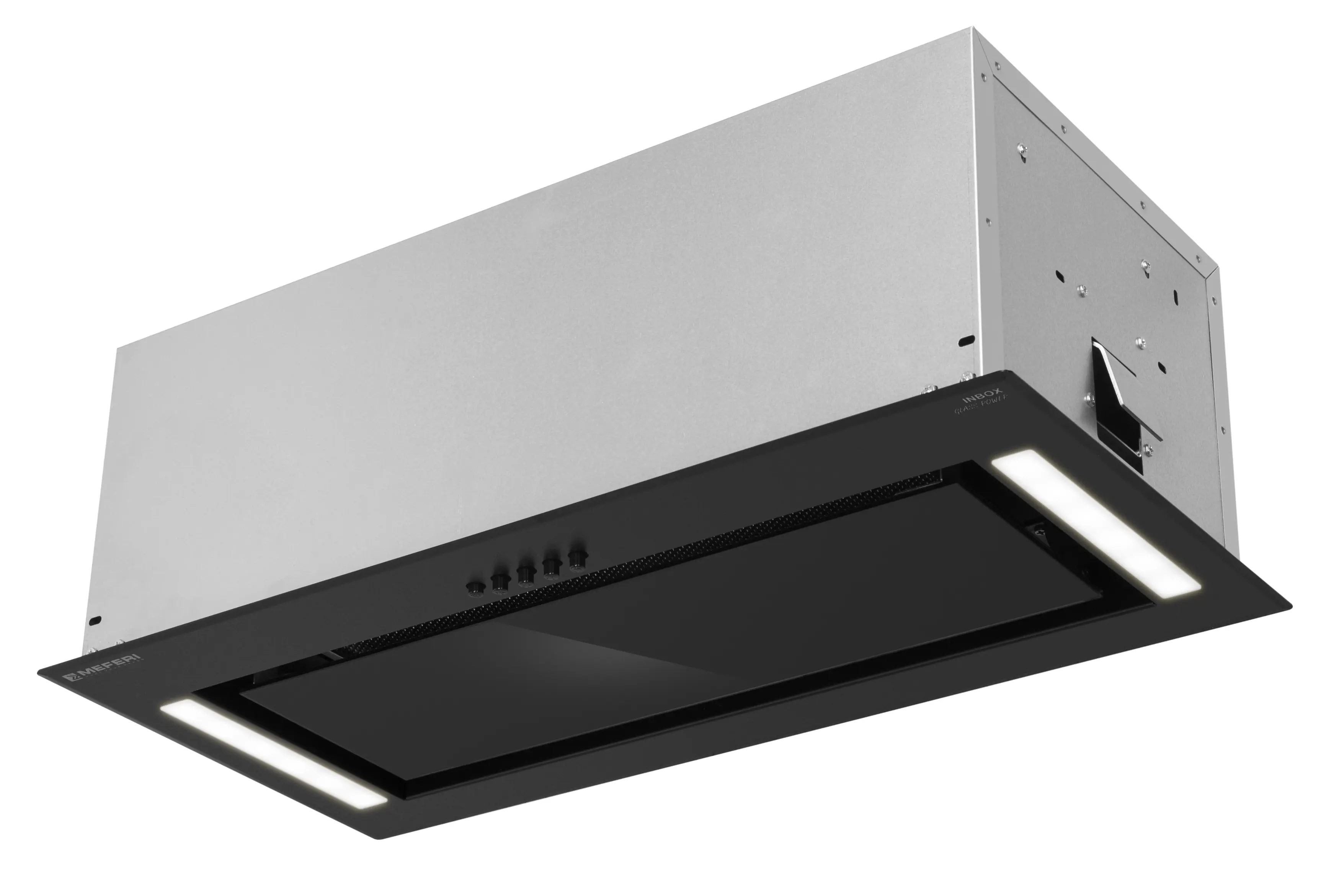 Изображение товара Вытяжка полновстраиваемая MEFERI INBOX60BK GLASS POWER 60 см черная