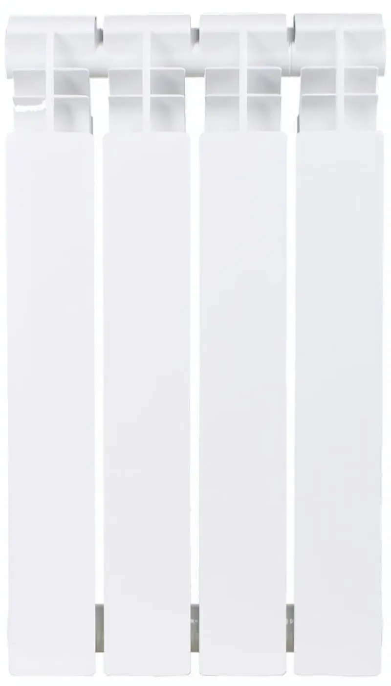 Изображение товара Радиатор секционный Ogint Plus BM 500 500/78 4 секций боковое подключение биметалл цвет белый с кронштейном