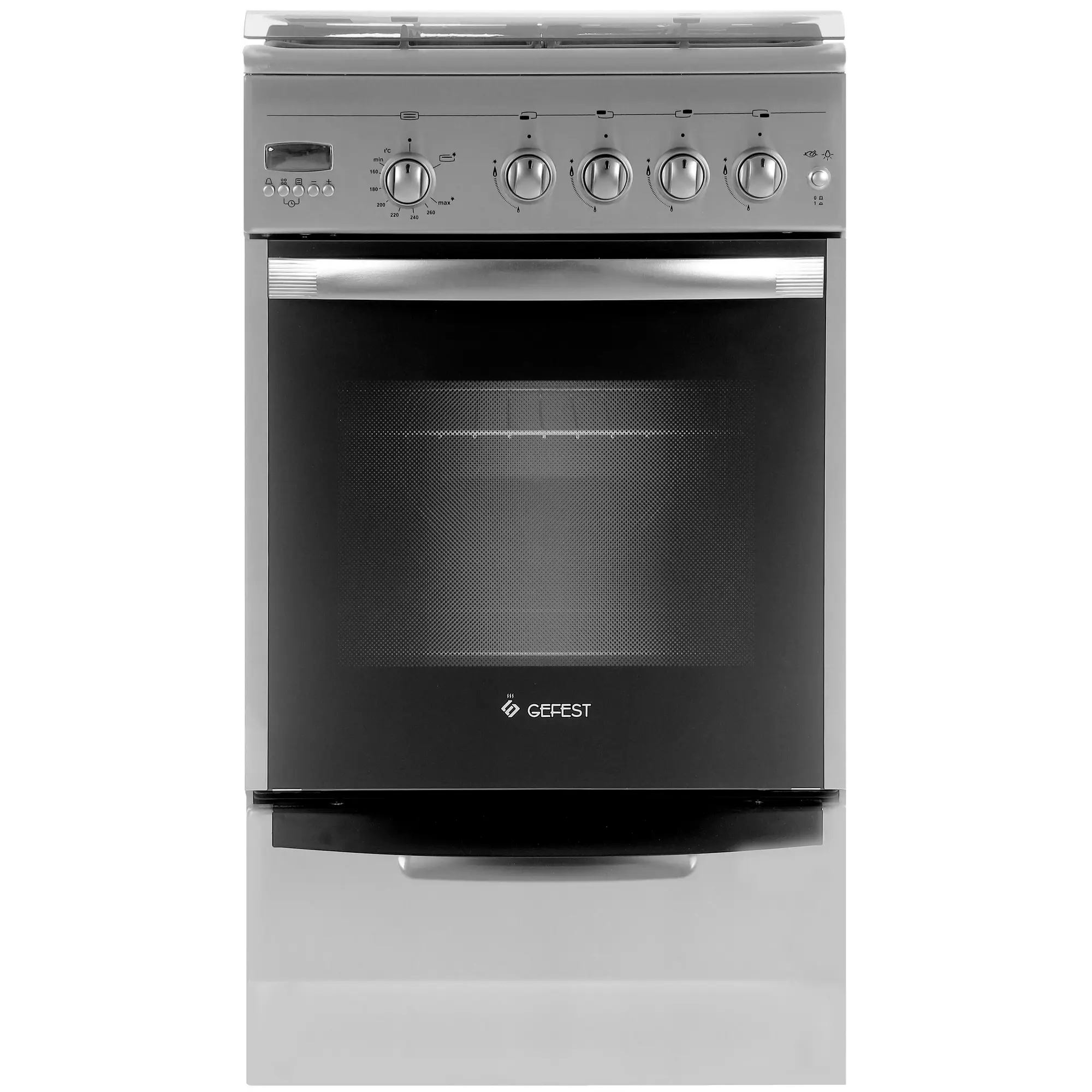 Изображение товара Газовая плита с духовкой Gefest 214662 50x85x58.5 см цвет нержавеющая сталь