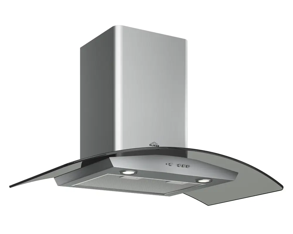 Изображение товара Вытяжка Elikor Аметист 90Н-650-К3Д КВ II М-650-90-313 нерж/тонир 89 см цвет серый / серебристый