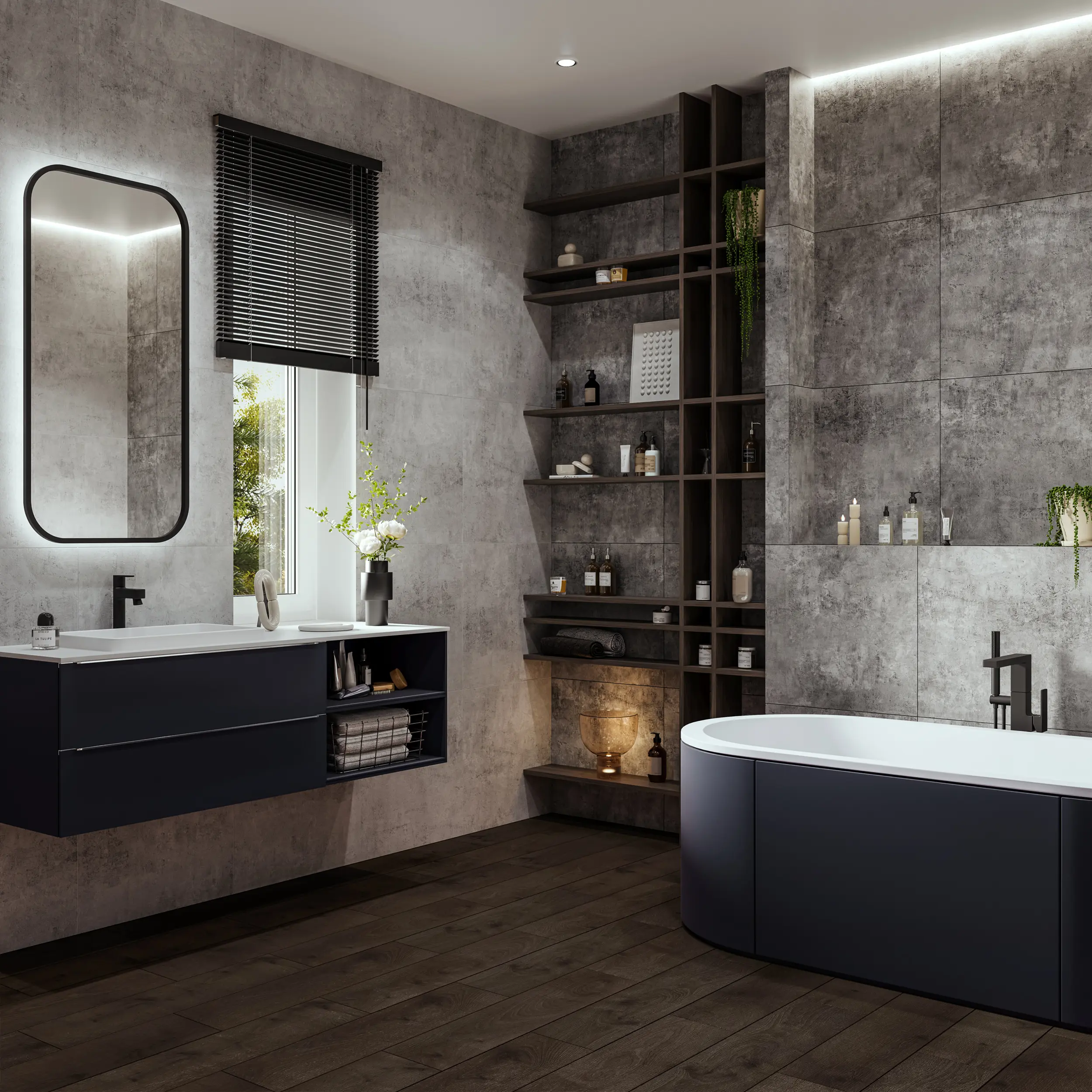 Изображение товара Керамогранит Culto CementO GREY 60x60 см для интерьера и фасада