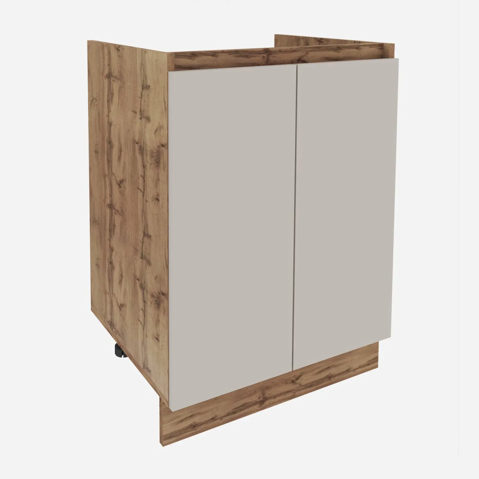 Изображение товара Шкаф под мойку Сима-ленд Ника 60x47x816 см ЛДСП цвет бежевый/дуб вотан