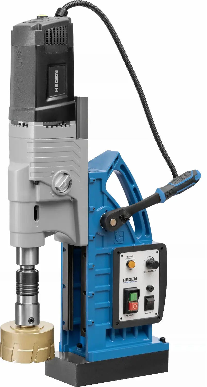 Изображение товара Магнитный сверлильный станок Heden DM-100V4 2580 Вт для профессионального сверления