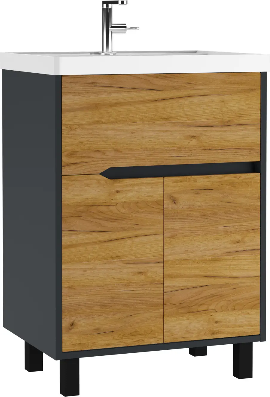 Изображение товара Тумба под раковиной в ванную напольная Домино Classica 60 Karat Вотан