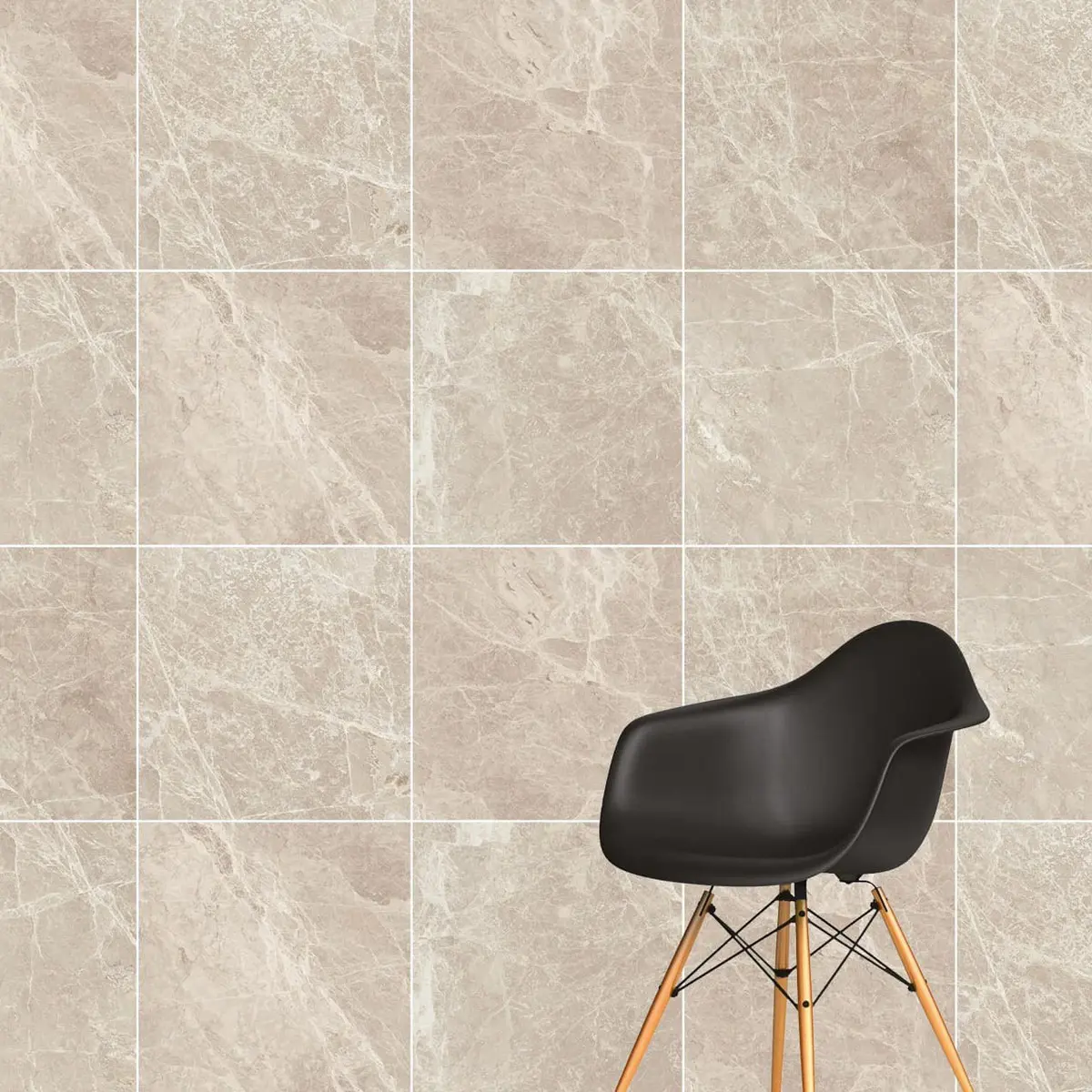 Изображение товара Керамогранит Vitra Marmostone 60x60 см бежевый эффект камня для внутреннего и внешнего пола