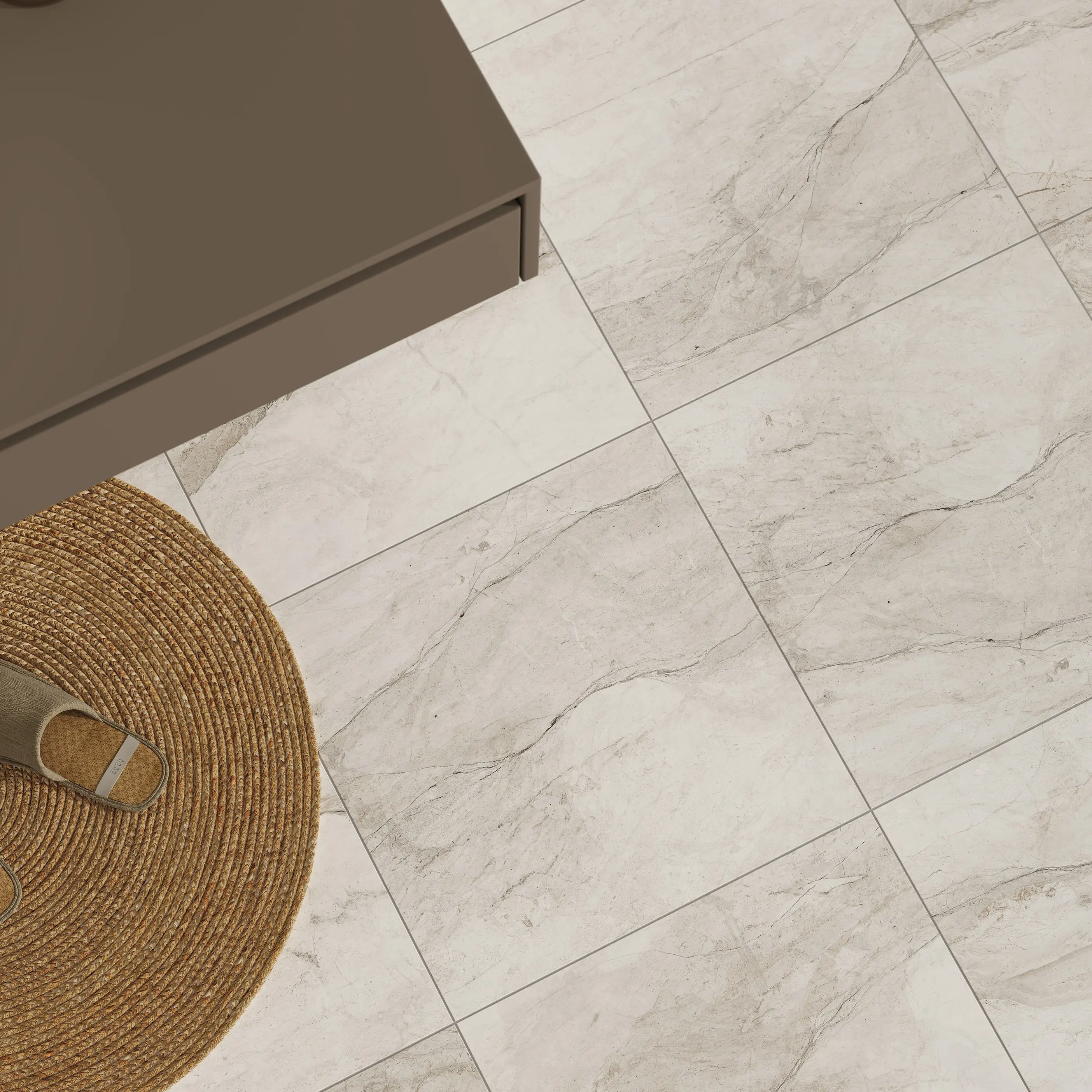 Изображение товара Глазурованный керамогранит Cersanit Liana Камень 42x42 см 1.587 м² матовый цвет бежевый