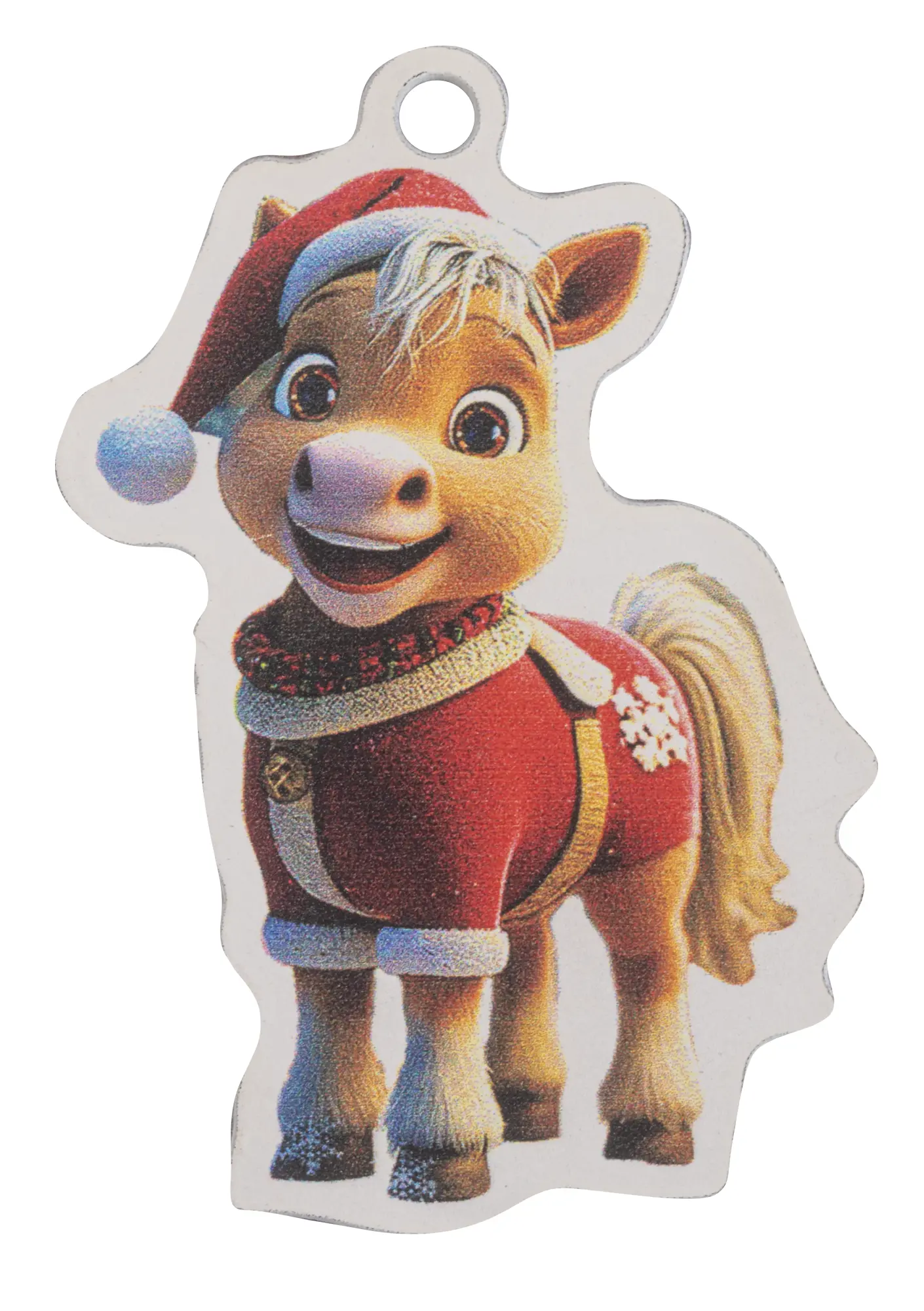 Изображение товара Елочная игрушка Домашняя кухня «Малышумба добряк», 7.9x5.7 см, дерево, цвет красный