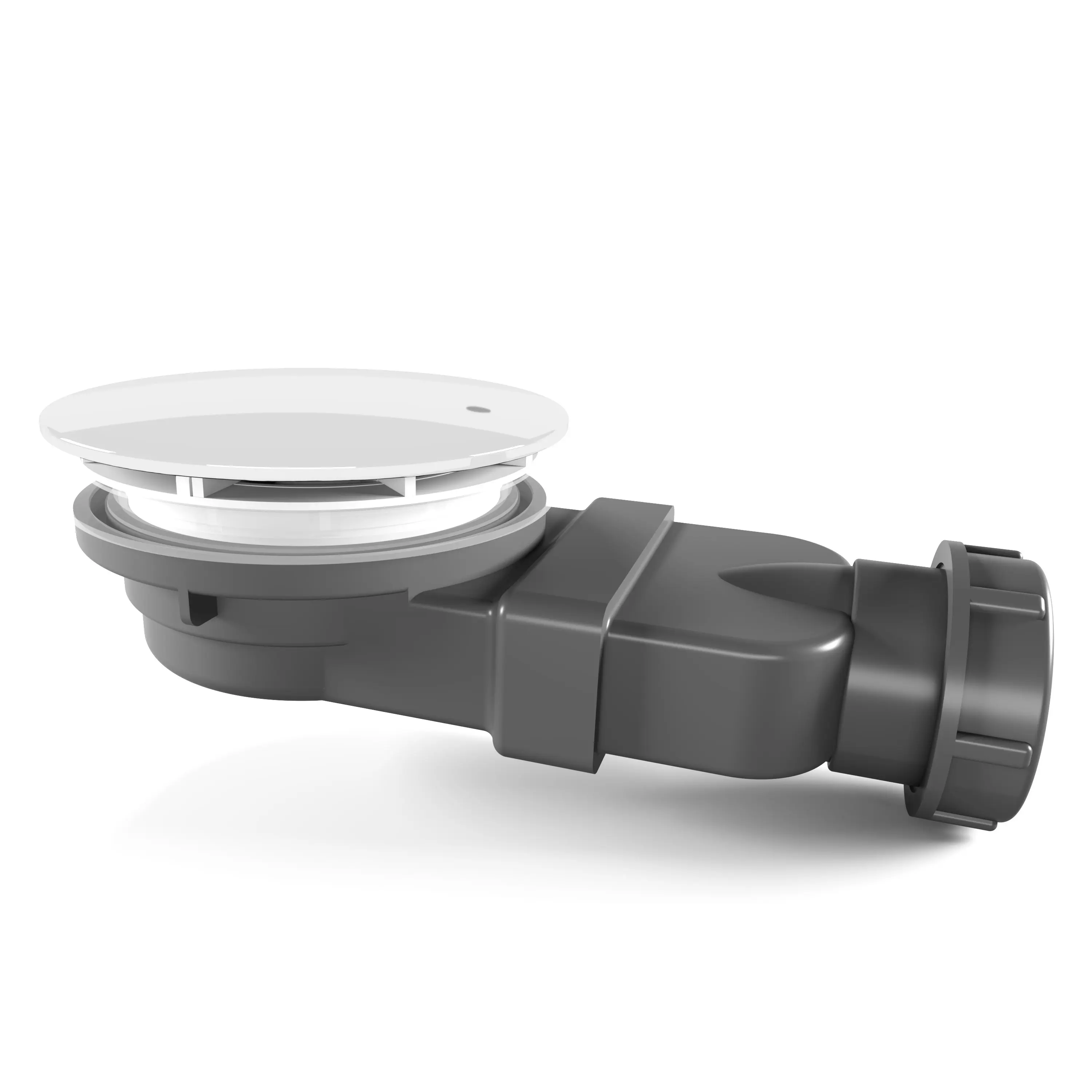 Изображение товара Сифон для душевого поддона Gutewetter 00-802WT 90 мм белый матовый