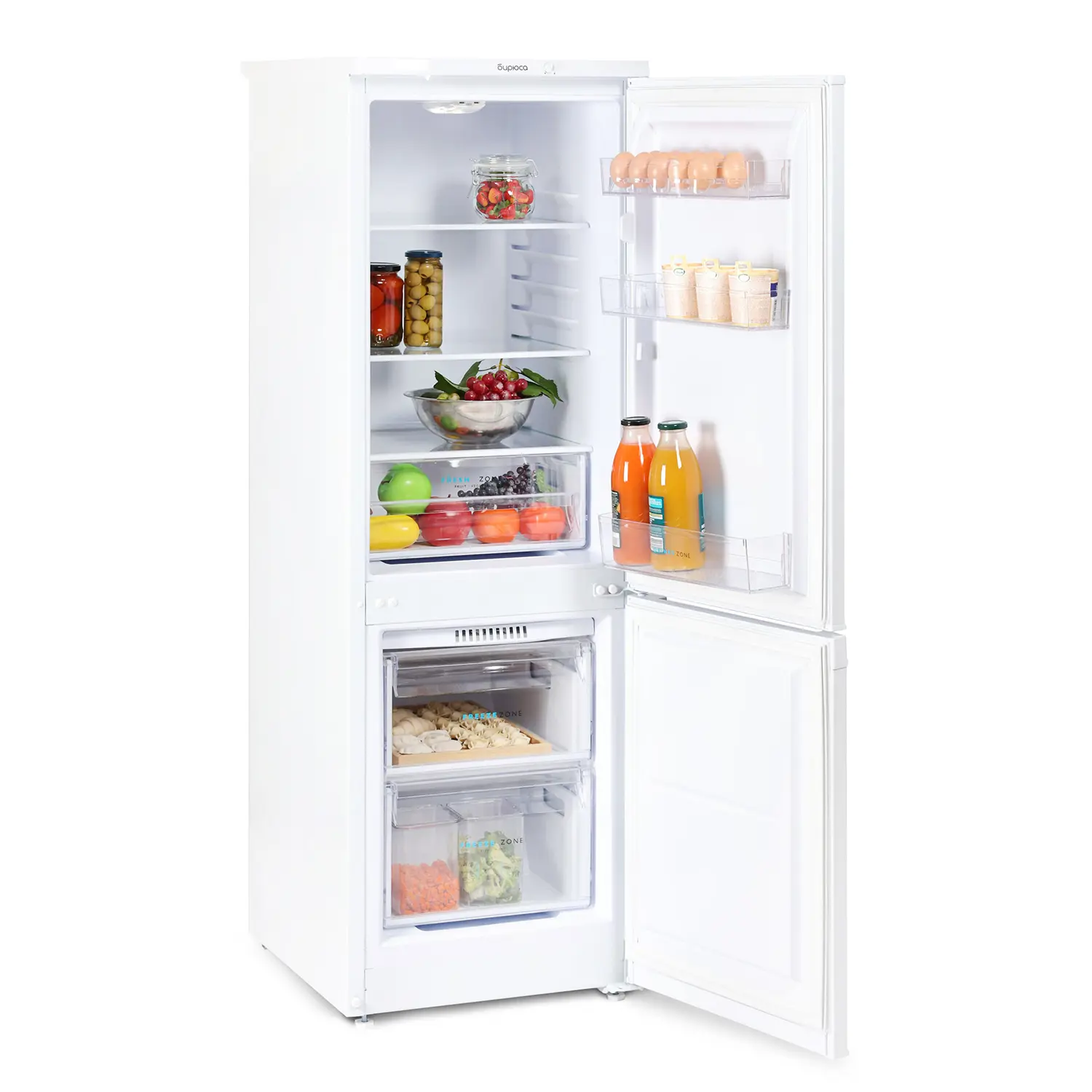 Изображение товара Холодильник Бирюса 418 48x145 см цвет белый