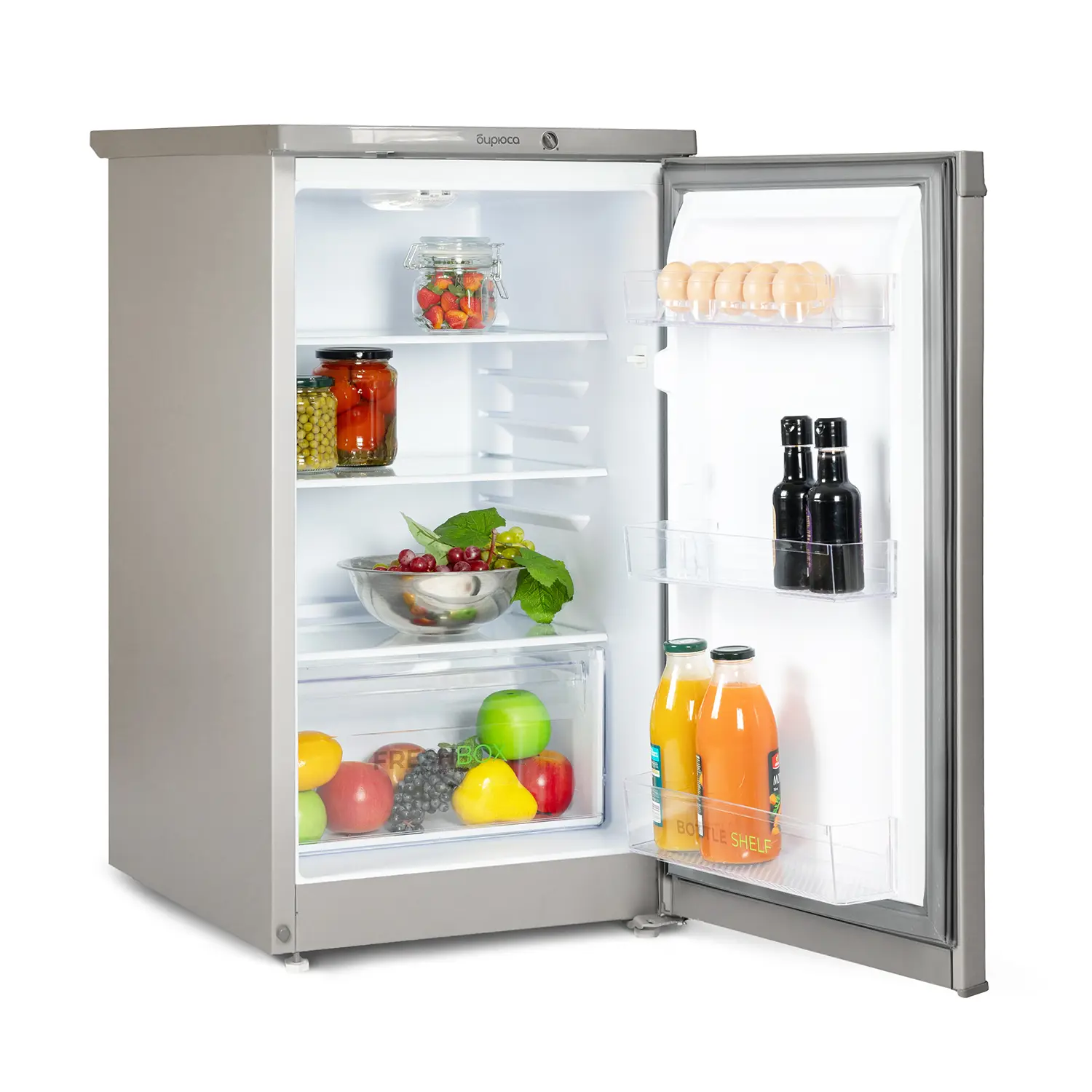 Изображение товара Холодильник Бирюса M409 48x87 см цвет металл