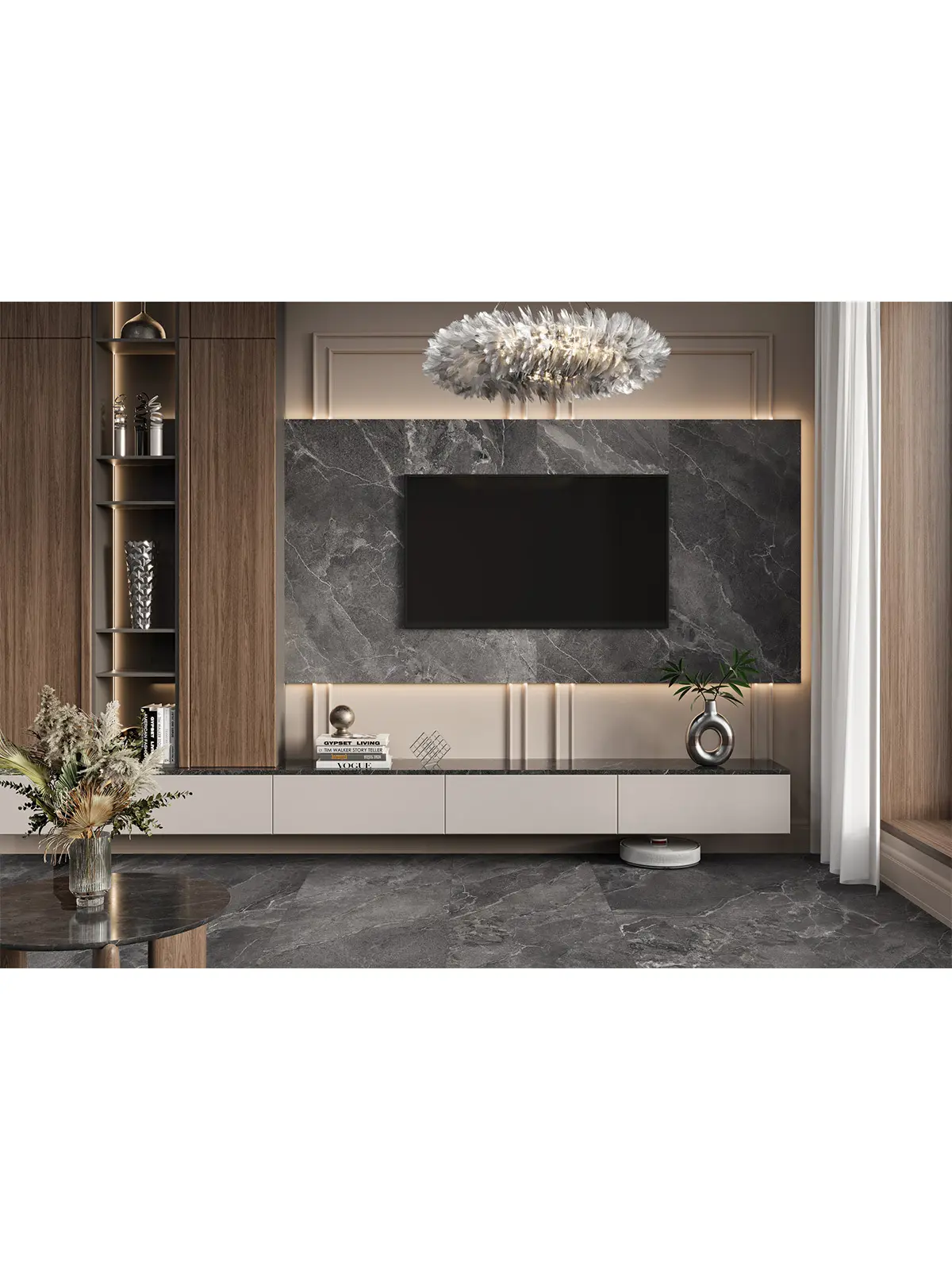 Изображение товара Керамогранит Delacora Karakum D120258L 60x120см цвет коричневый