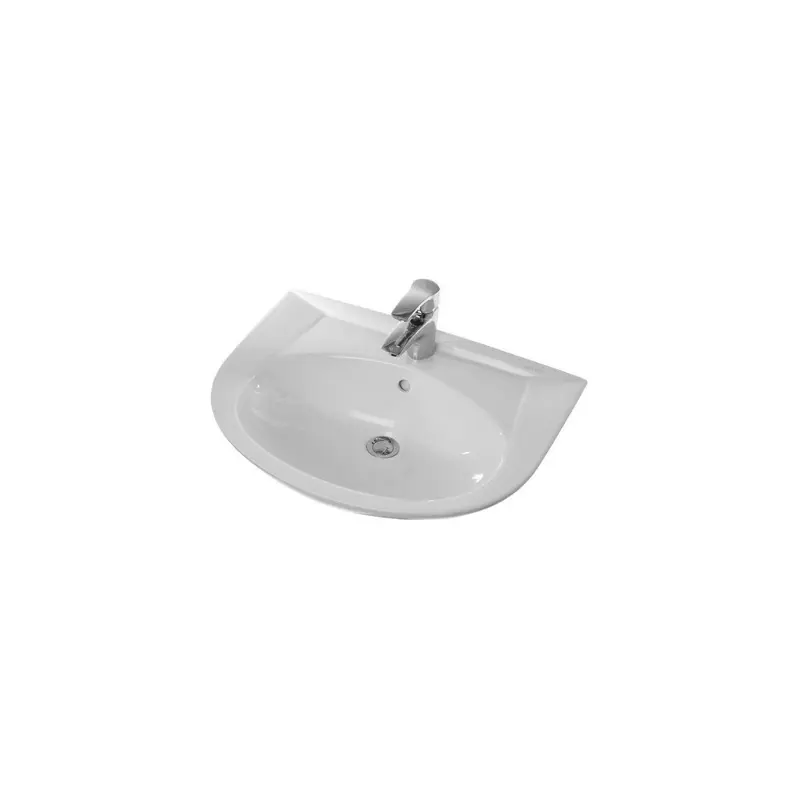 Изображение товара Раковина подвесная Sanita luxe classic luxe WB.PD/Classic/65-C/WHT.G/S1 64.5см цвет белый