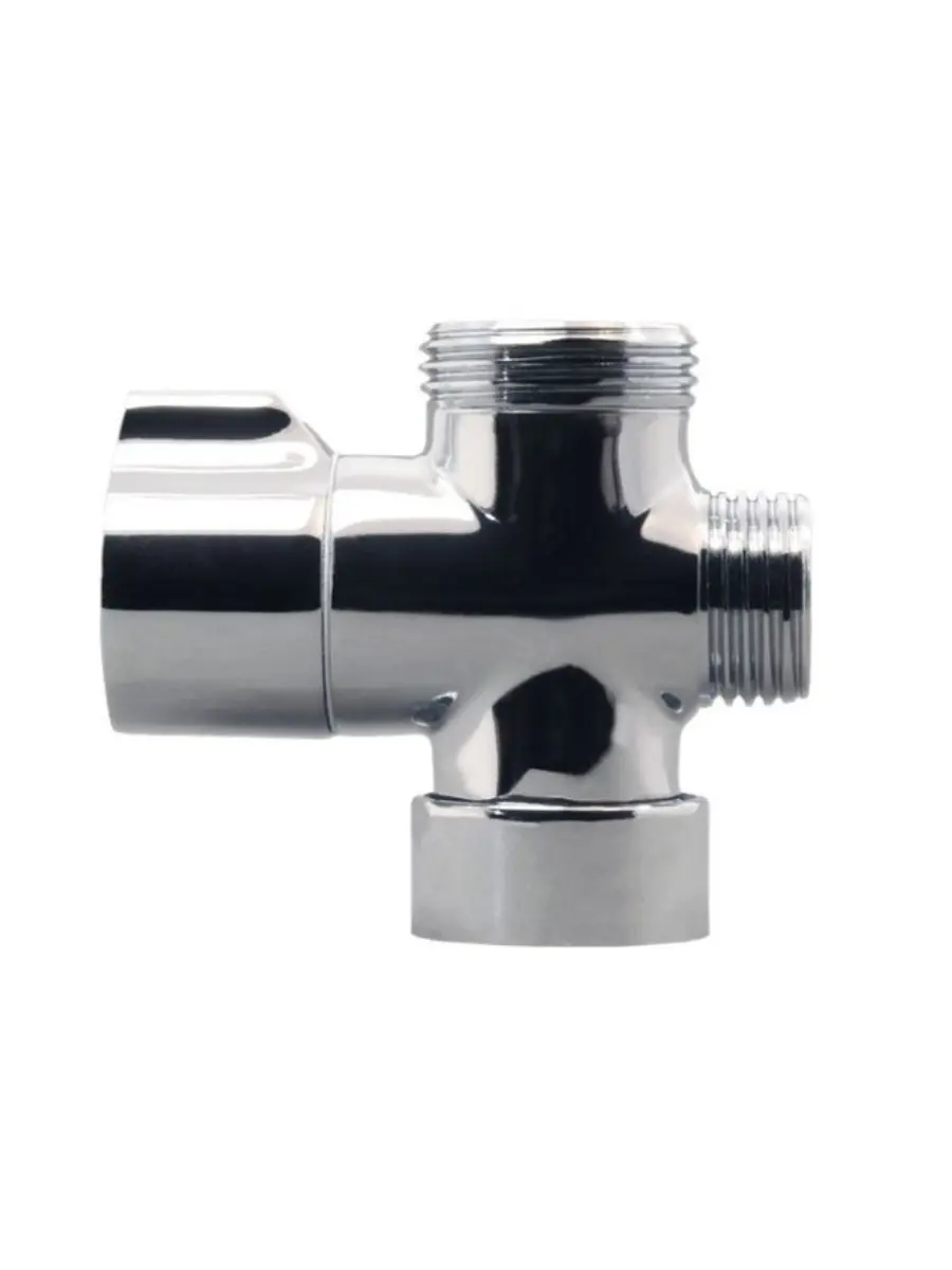 Изображение товара Дивертор для смесителя ESKO EDV1CER поворотный, латунь с хромоникелевым покрытием