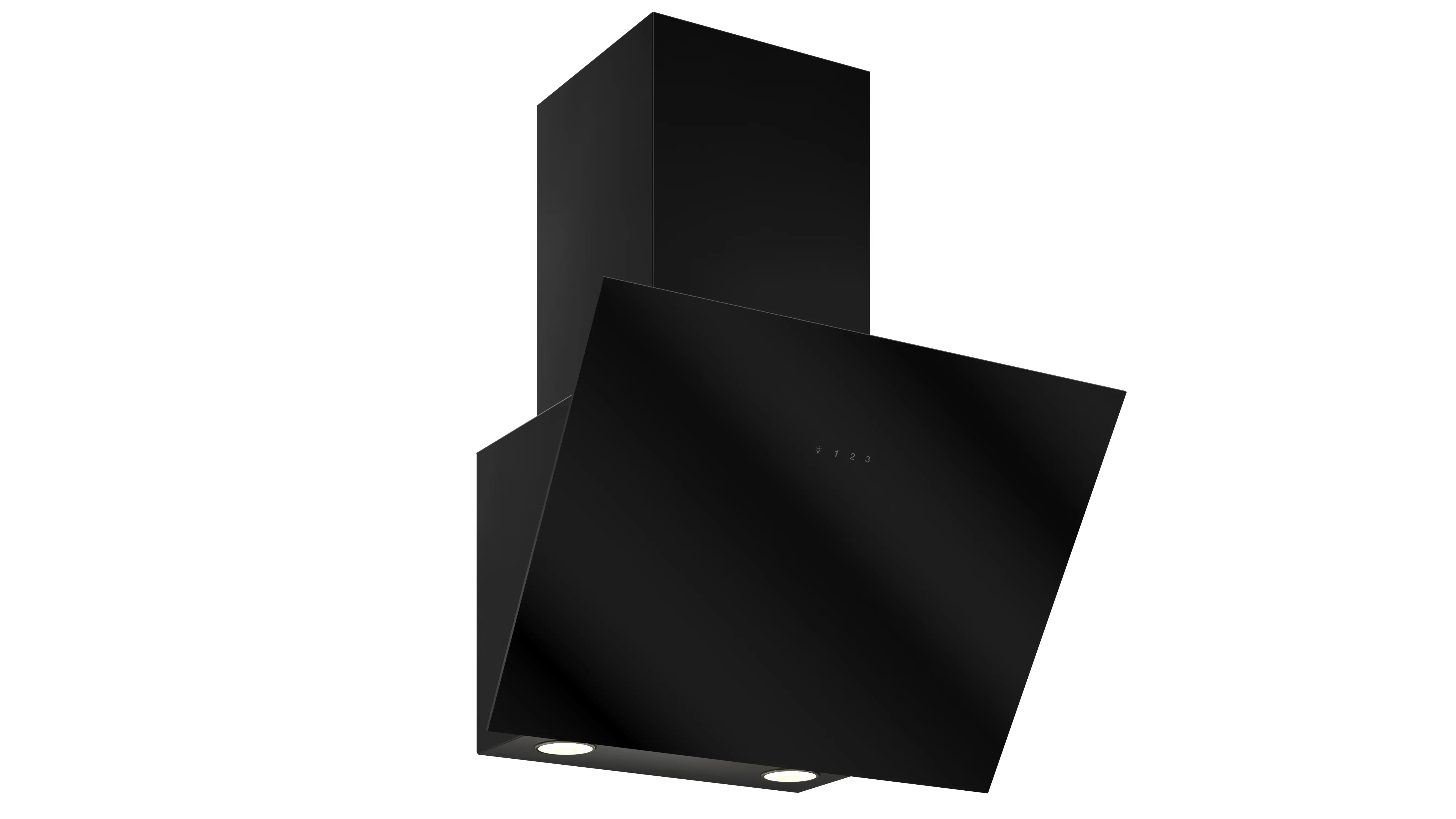 Изображение товара Вытяжка Elikor Антрацит 60П-650-Е3Д черный/черное стекло 59 см цвет черный