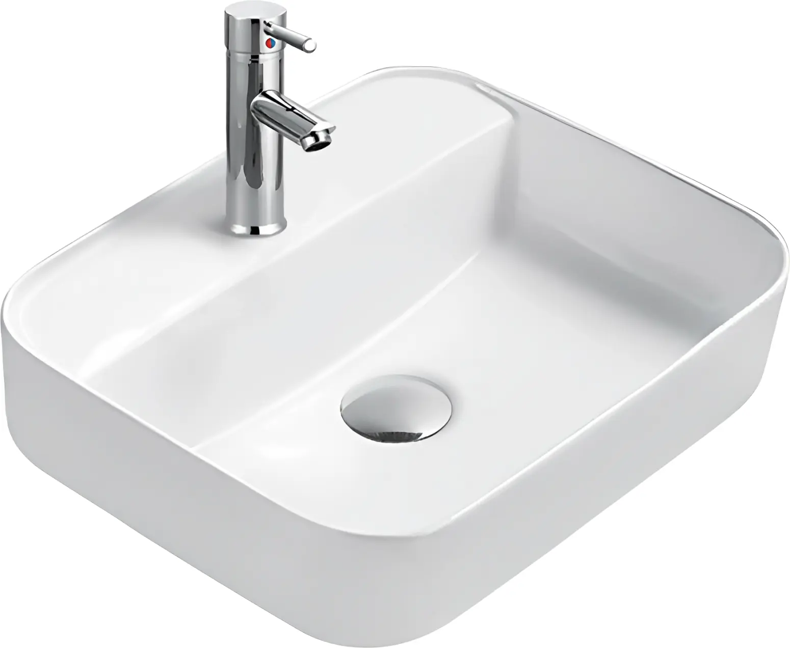 Изображение товара Раковина накладная Aquatek AQ5506-00 50x39.50 см цвет белый