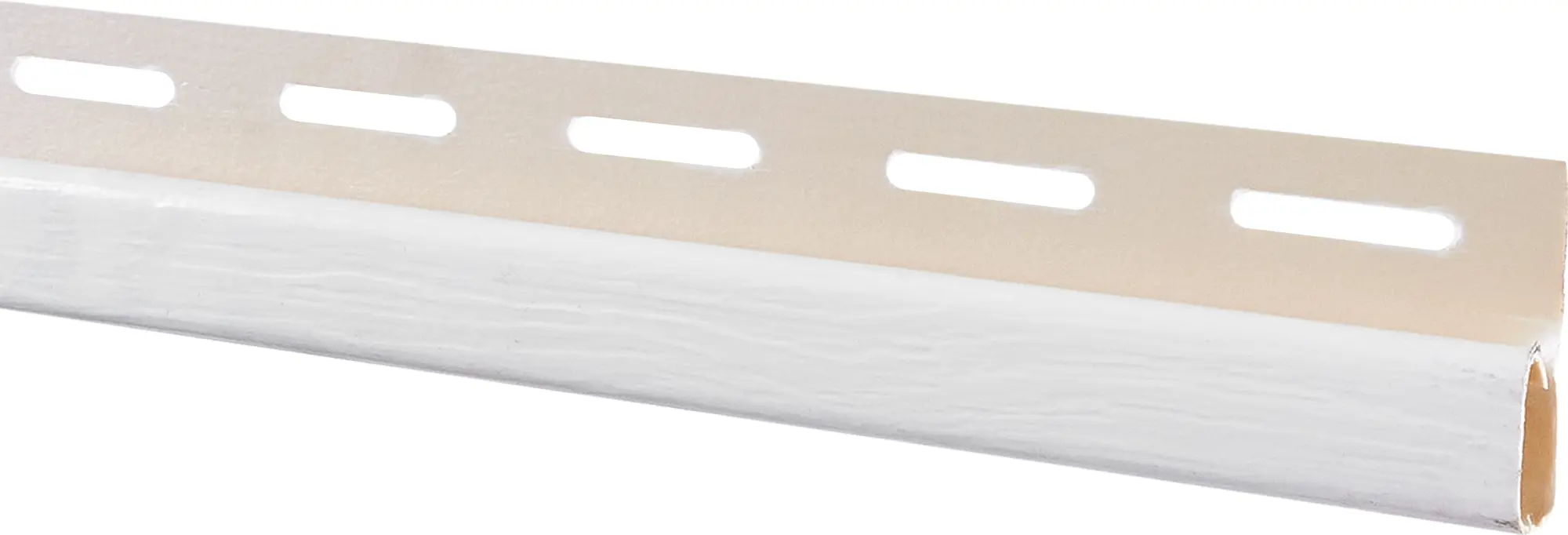 Изображение товара Финишная планка для фасадных панелей MONLID цвет белый 3 м