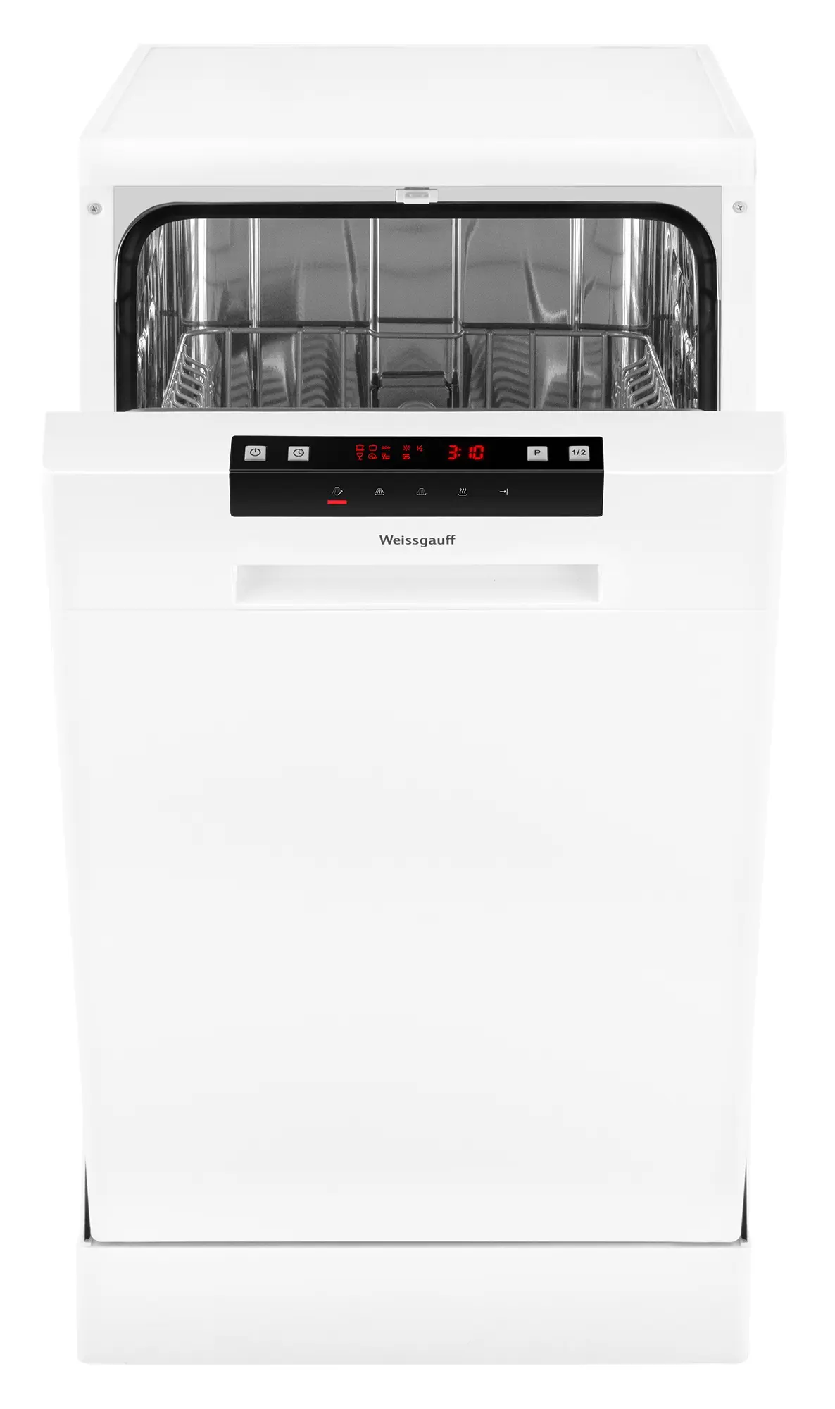 Изображение товара Посудомоечная машина Weissgauff DW 4035 узкая отдельностоящая белая