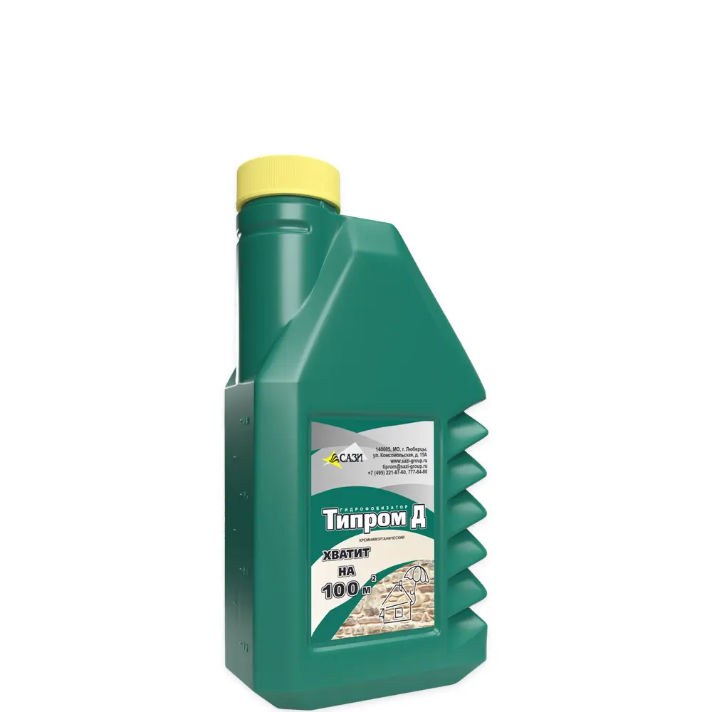 Изображение товара Гидрофобизатор Типром Д 1л для бетона камня тротуарной плитки защита