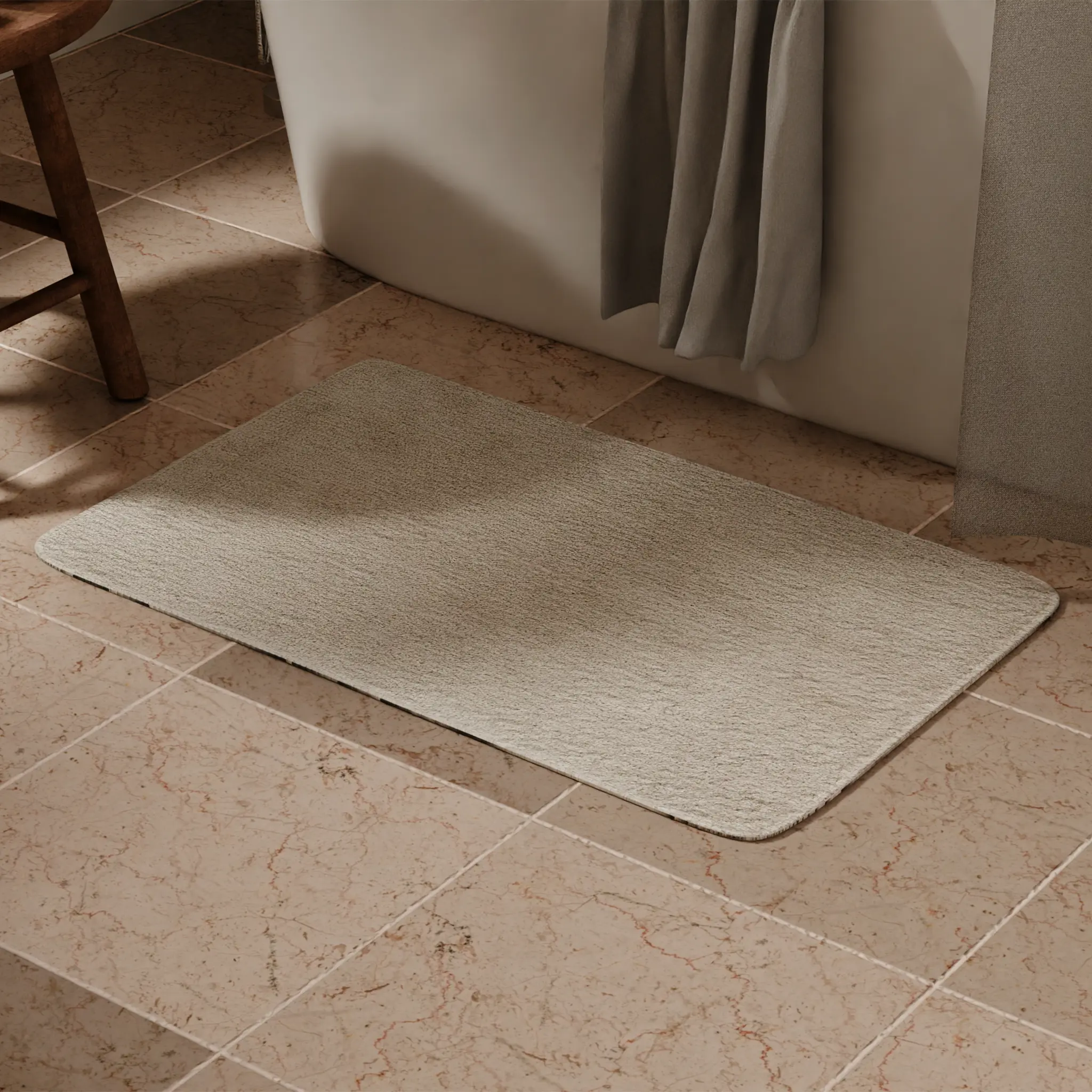 Изображение товара Коврик для ванной Swensa Presto 45x70 см цвет серый