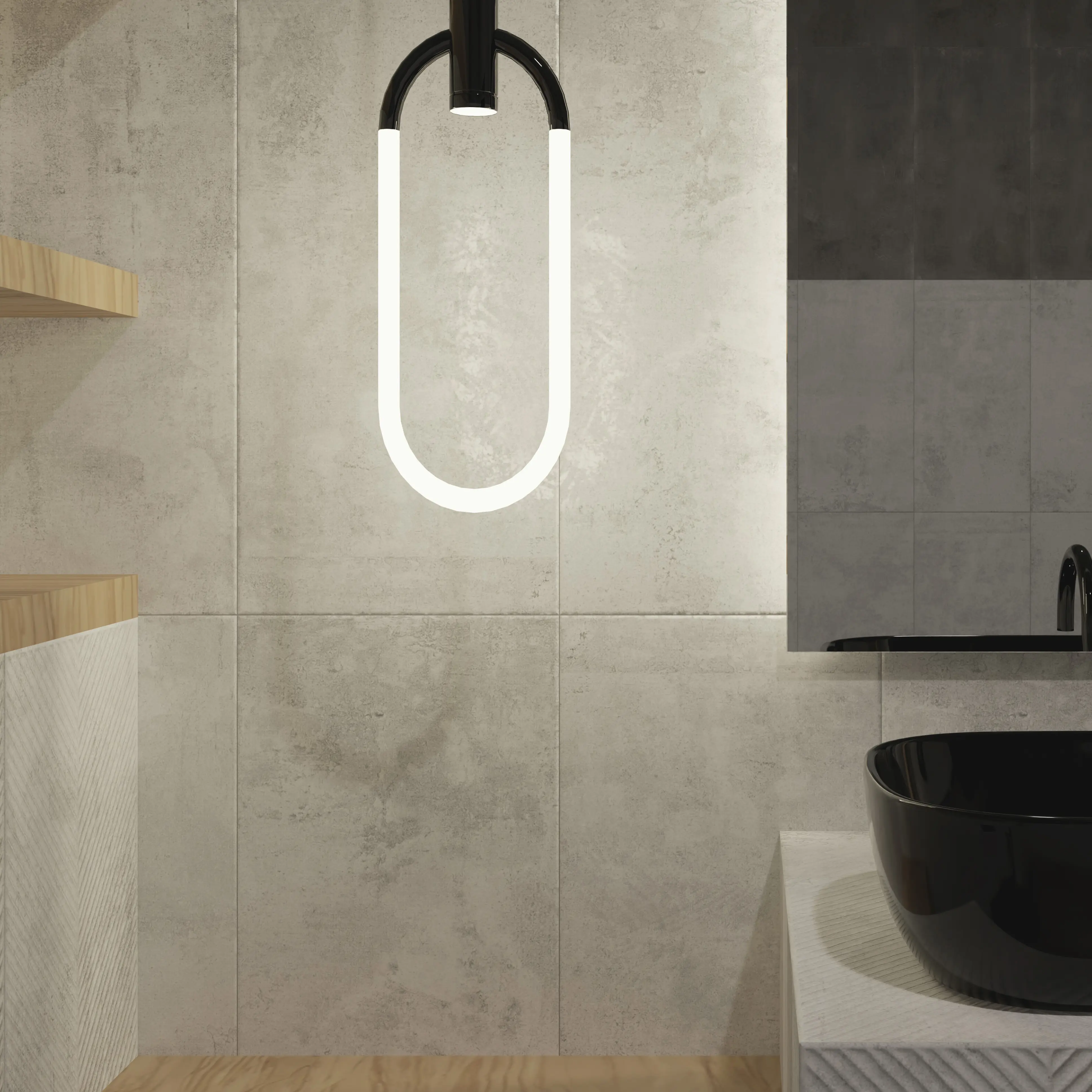 Изображение товара Настенная плитка Axima Оштен 30x60 см светло-серый матовая