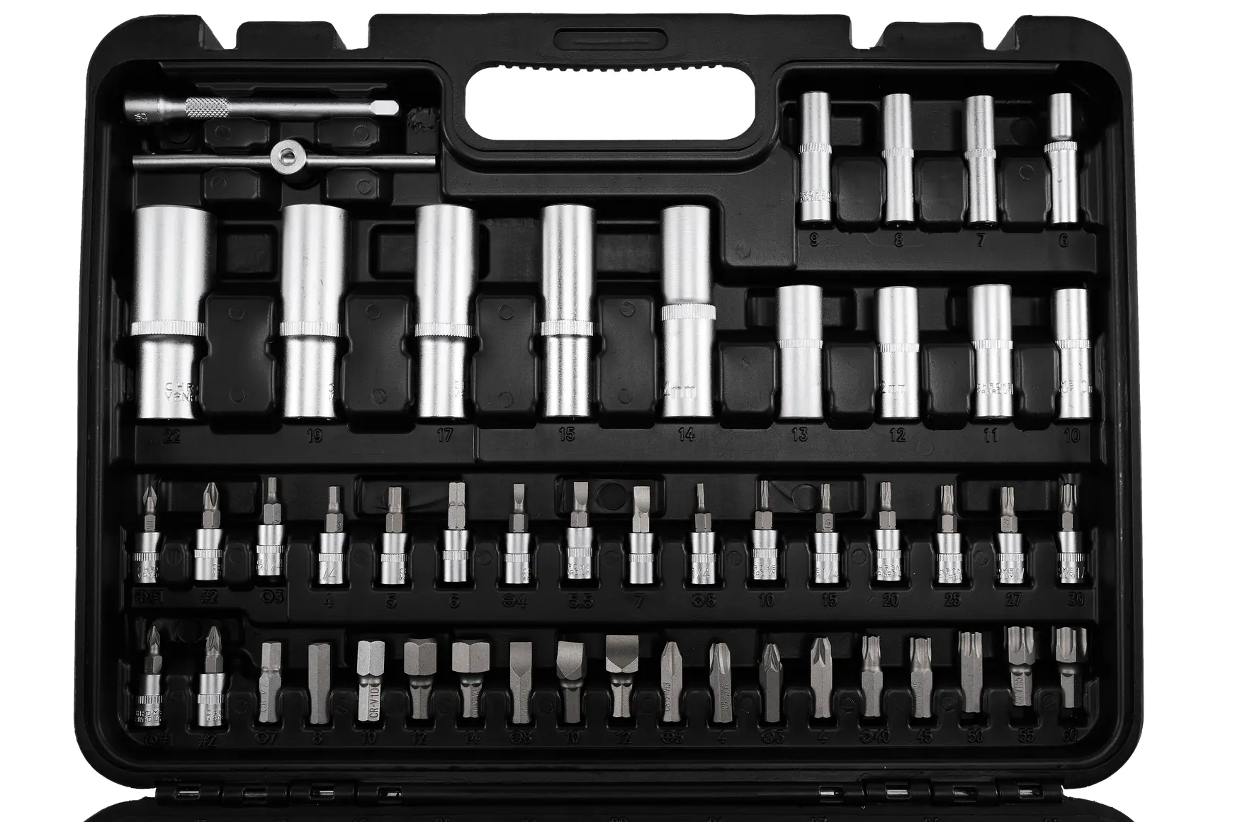 Изображение товара Набор ключ со сменными насадками Вихрь 900/73/6/7/17, 108 шт.