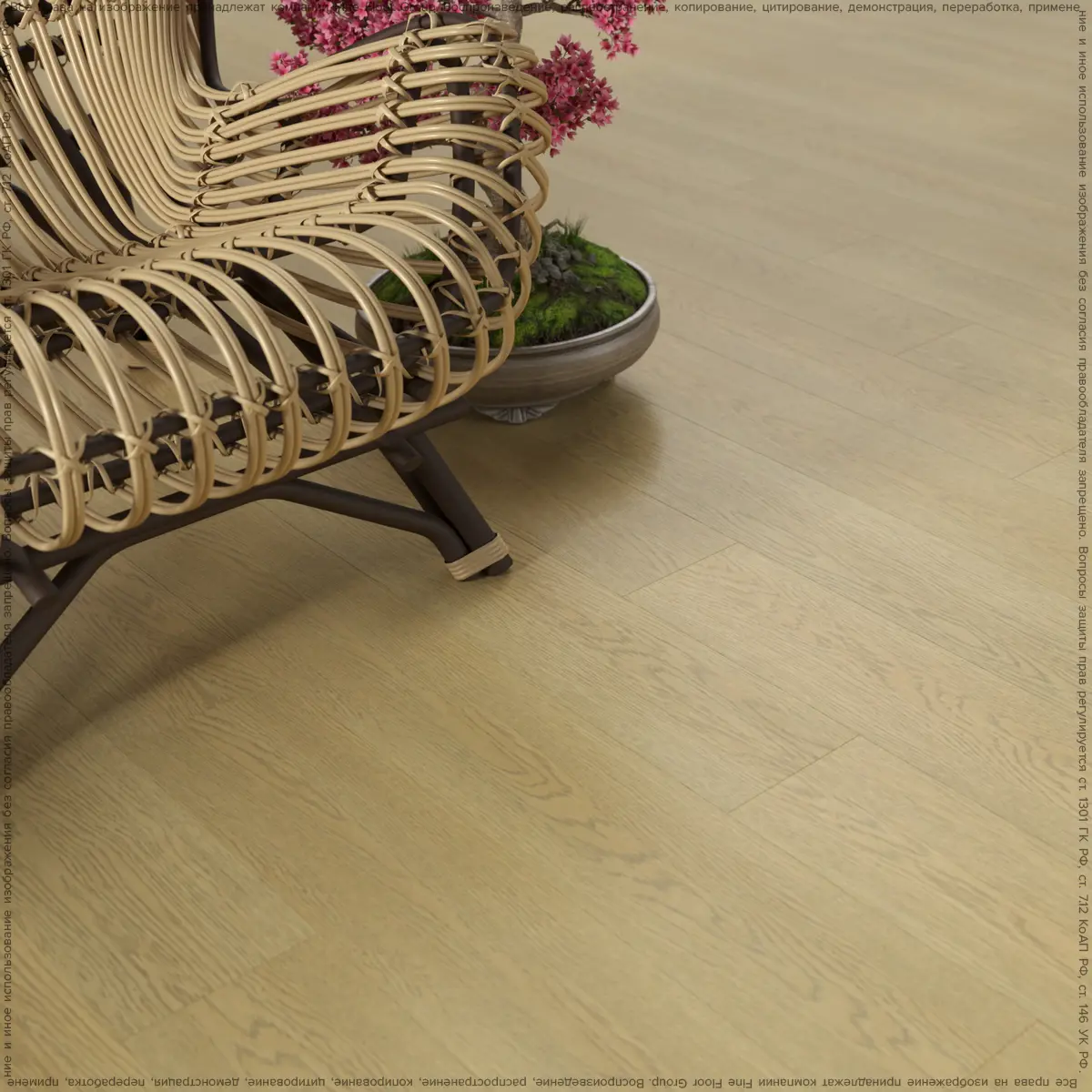 Изображение товара Кварц-виниловая плитка EcoClick EcoRich Дуб Канеле 42 класс 2.5 мм 3.24 м²