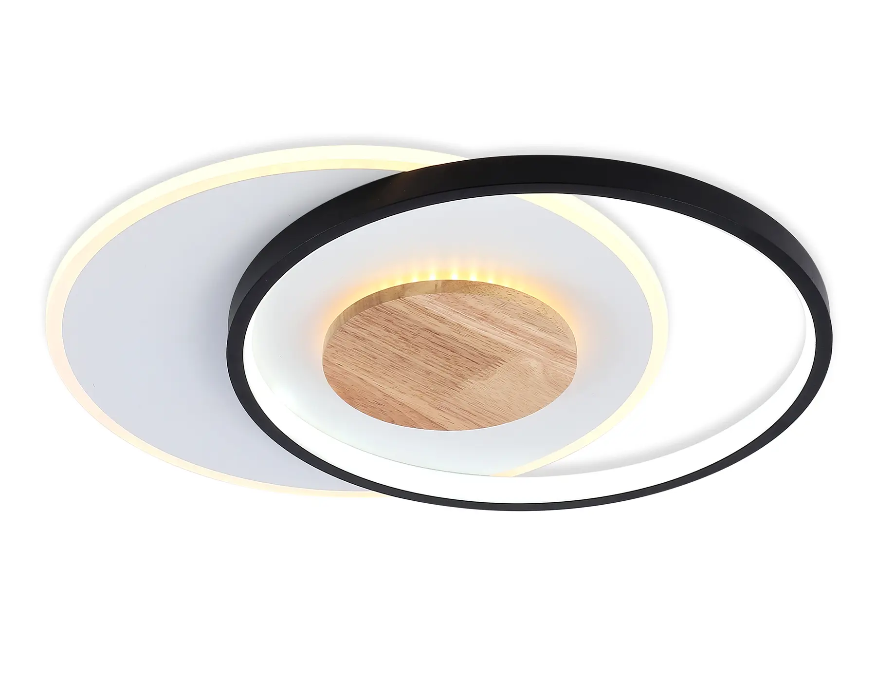 Изображение товара Люстра потолочная светодиодная Ambrella light Comfort Fl4789 18 м² регулируемый белый свет цвет дерево/белый/черный