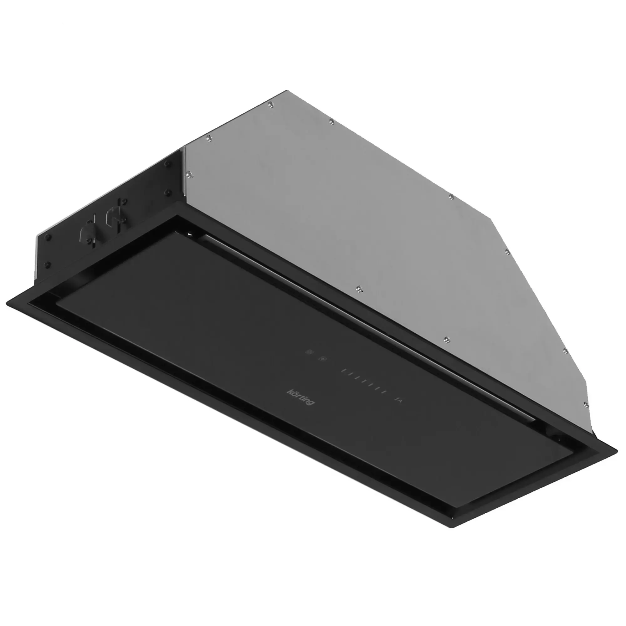 Изображение товара Вытяжка Korting KHI 9997 GN Черное стекло 79.8 см цвет черный