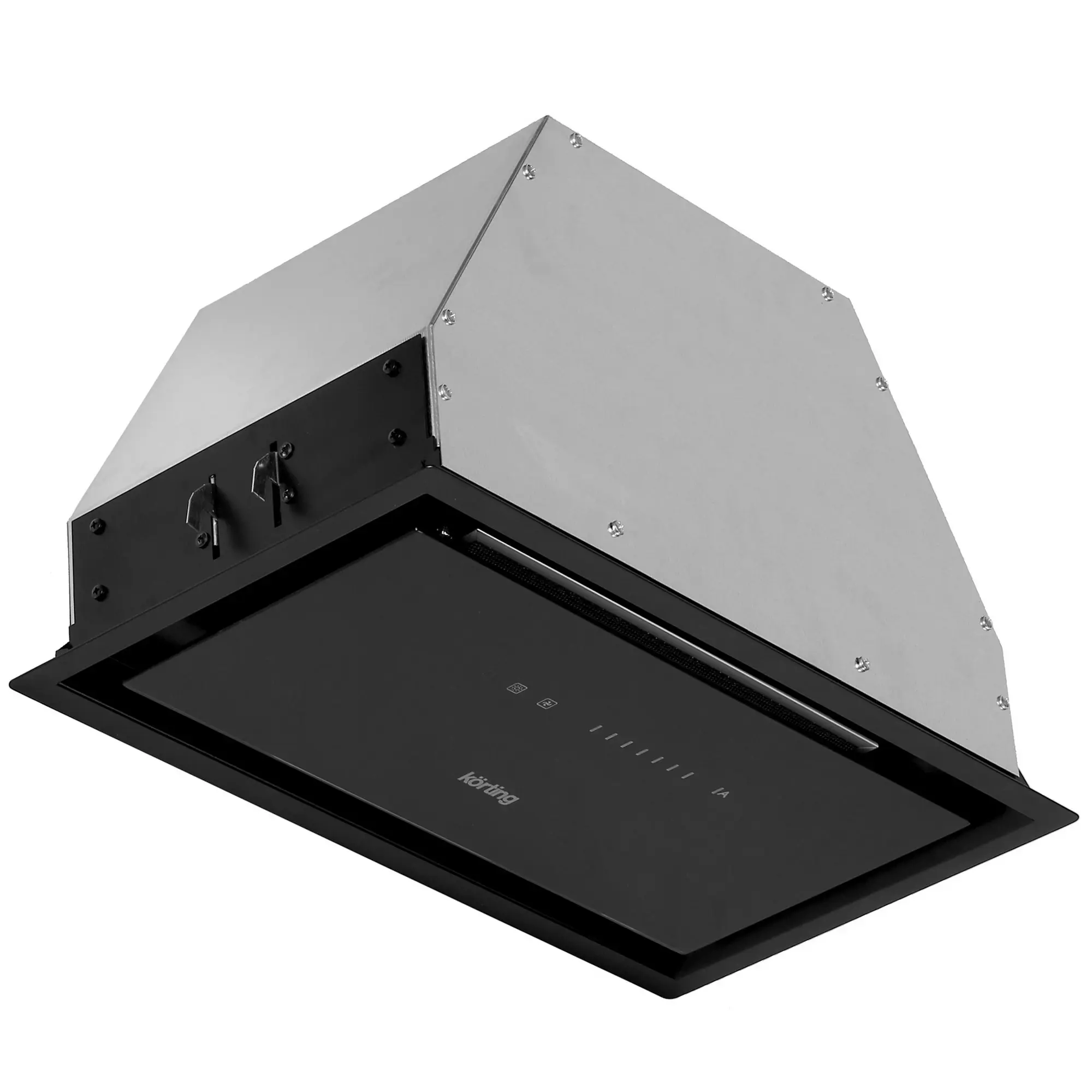 Изображение товара Вытяжка Korting KHI 6997 GN Черное стекло 51.8 см цвет черный