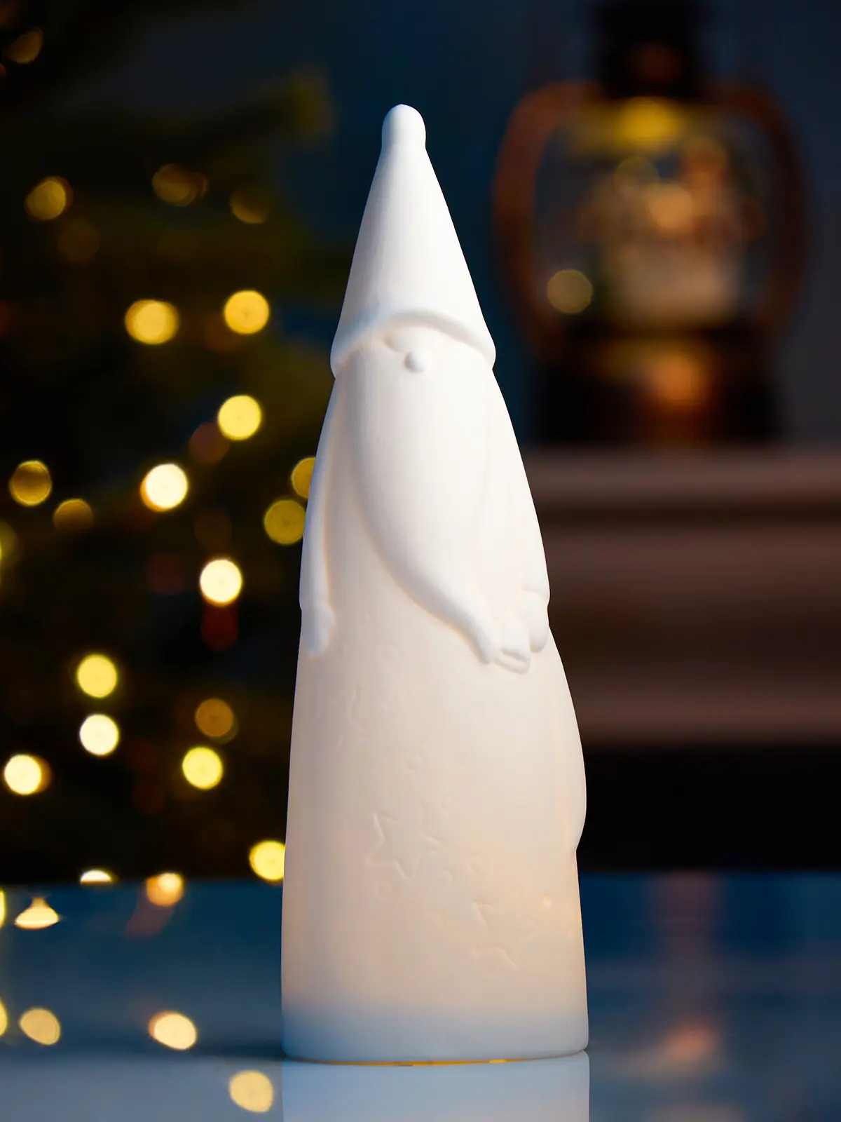 Изображение товара Светящаяся электрическая фигура Luazon lighting Дед Мороз в колпаке 10502173 разноцветный