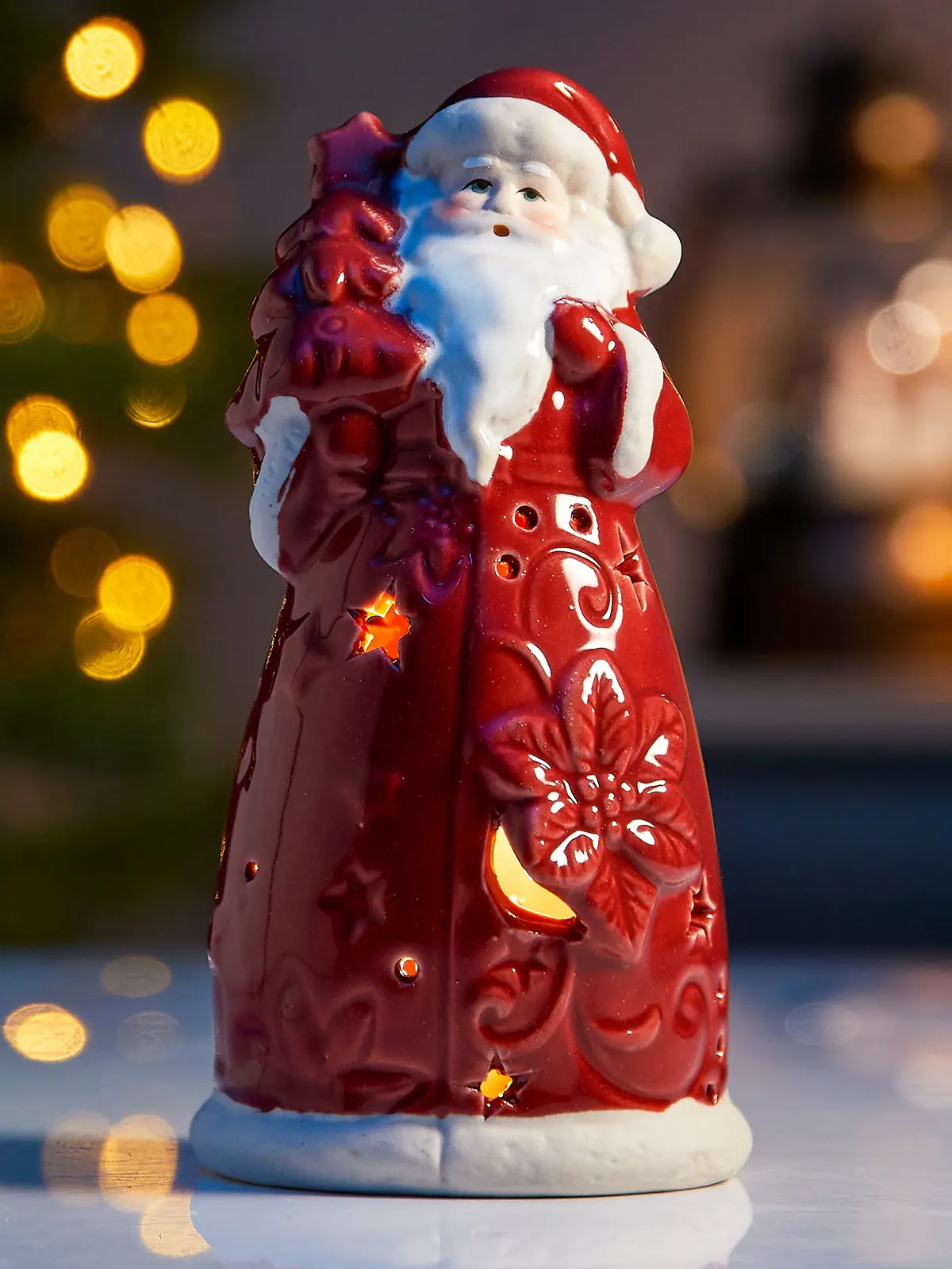 Изображение товара Светящаяся электрическая фигура Luazon lighting Дед Мороз 10502267 разноцветный