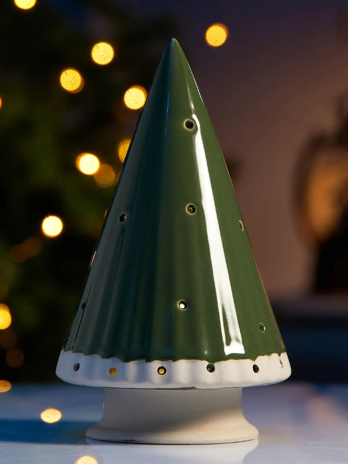 Изображение товара Светящаяся электрическая фигура Luazon lighting Елочка зеленая 10502271 разноцветный