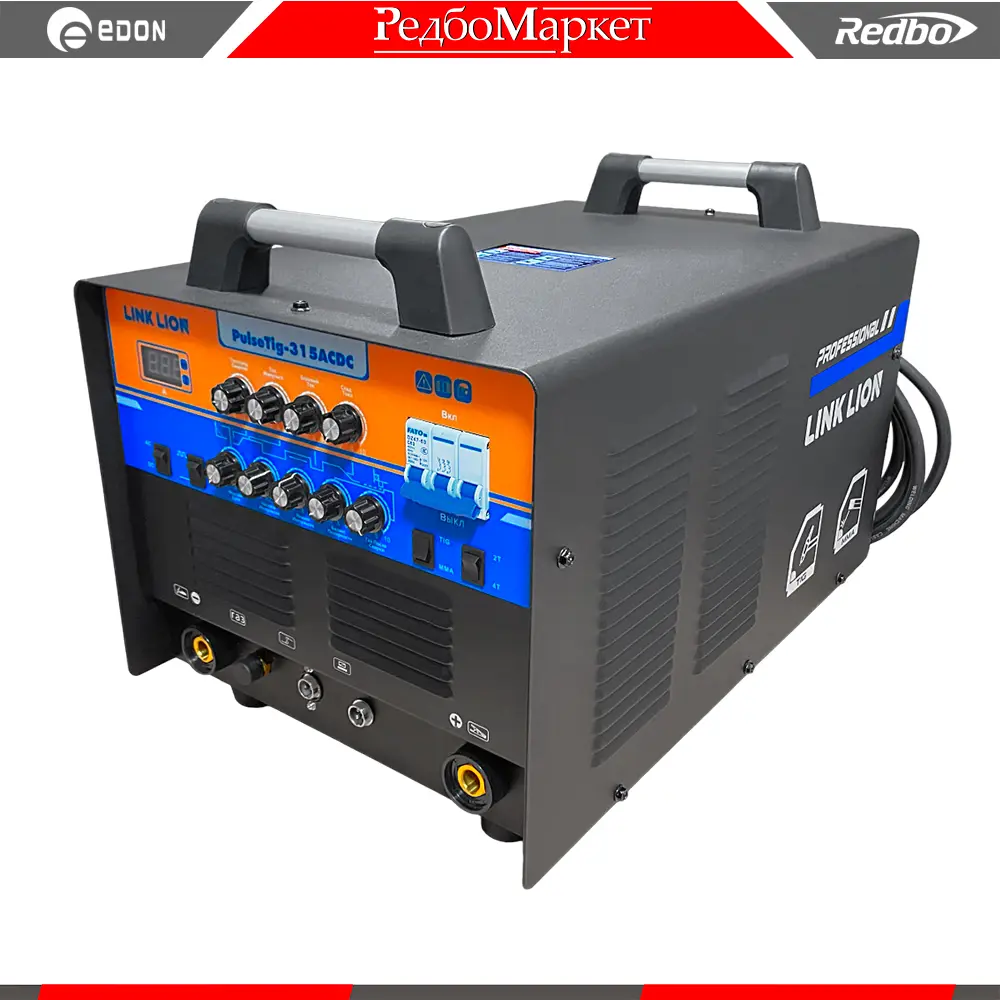Изображение товара Сварочный аппарат инверторный Link Lion PulseTig-315ACDC, 315 А, до 4 мм