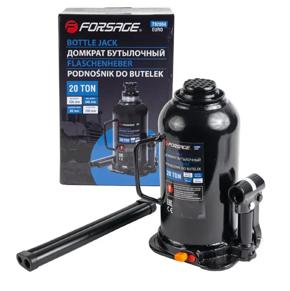 Изображение товара Домкрат бутылочный механический Forsage F-T92004 до 20 т 235-445 мм