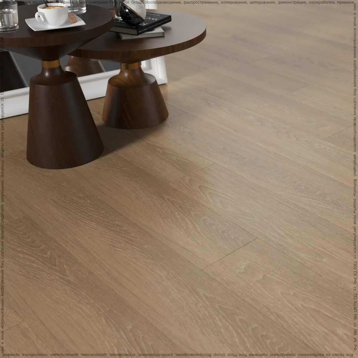 Изображение товара Кварц-виниловая плитка EcoClick EcoWood Дуб Арагон 42 класс 2.3 мм влагостойкая