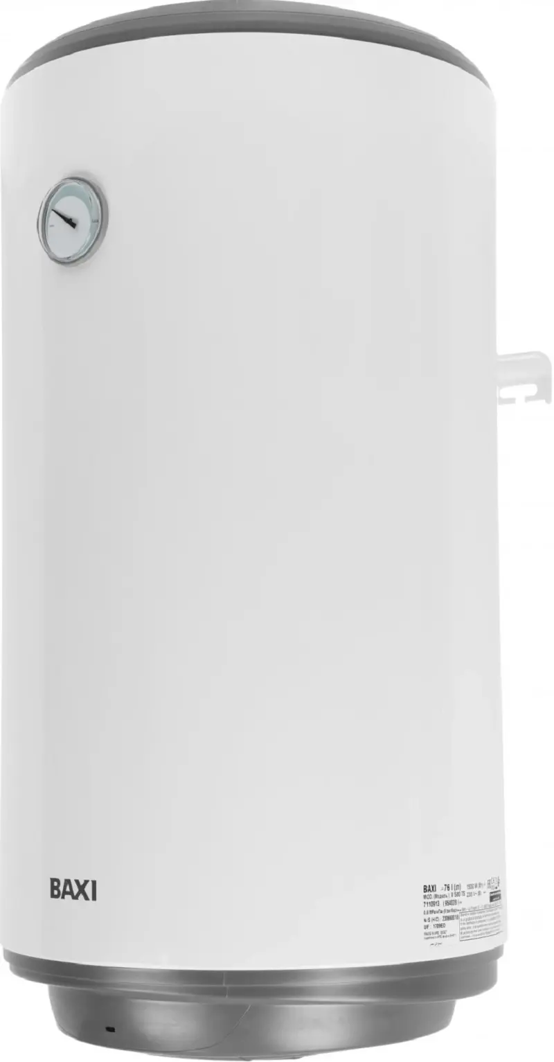 Изображение товара Накопительный водонагреватель электрический 80 л Baxi V 580 ts 1.5 кВт металл сухой ТЭН