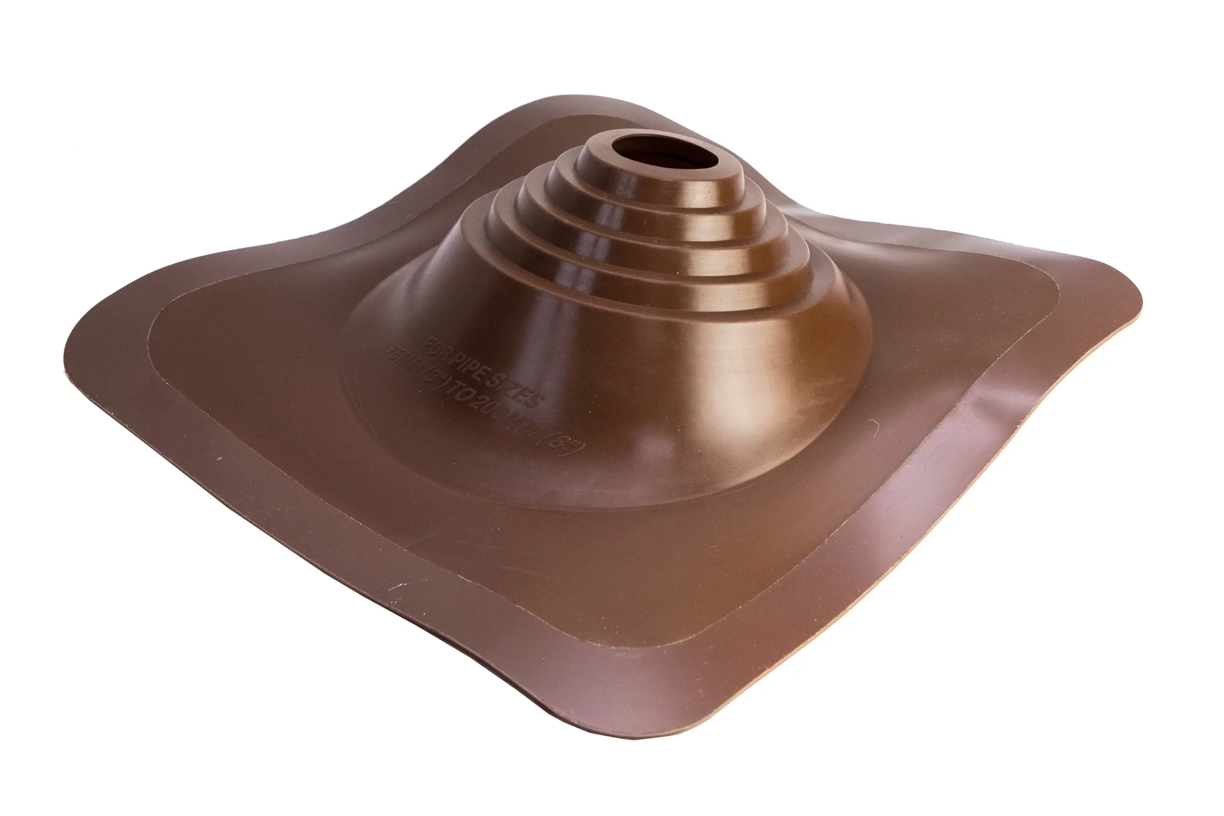 Изображение товара Проходной элемент Master flash угловой №75-110 ⌀200мм корич