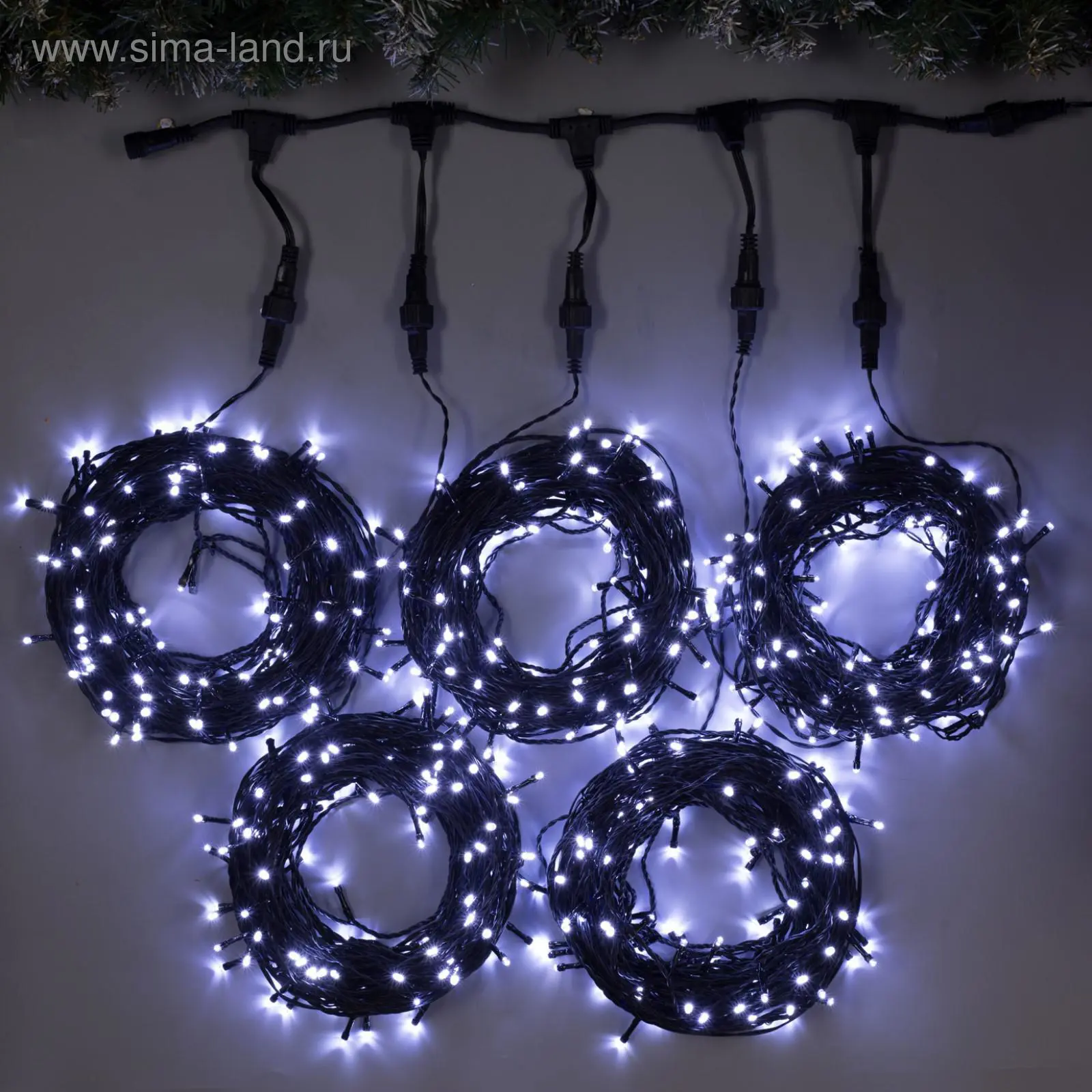 Изображение товара Электрогирлянда универсальная Luazon lighting 5167241 гирлянда 20 м 665 ламп разноцветный 3 режимов работы