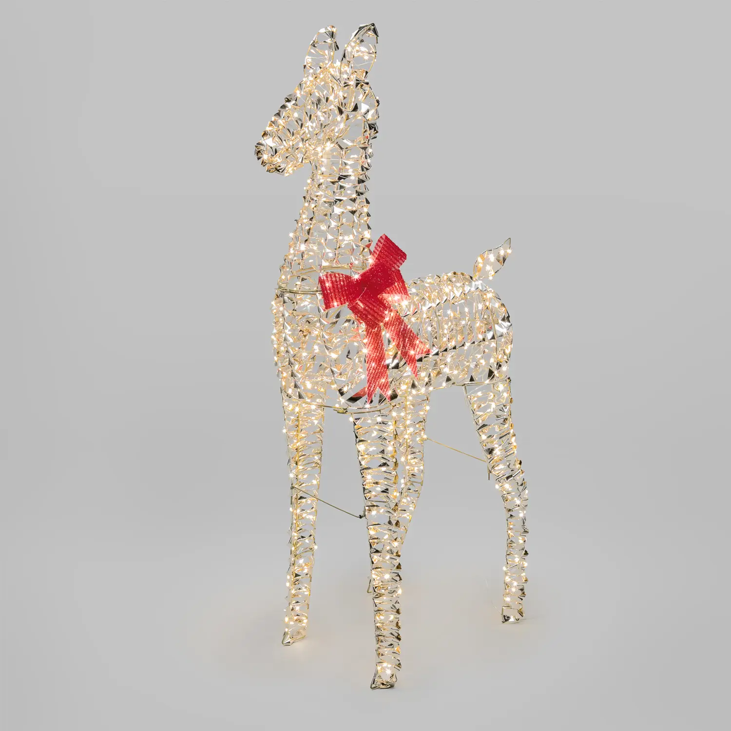 Изображение товара Светящаяся электрическая фигура Neon-Night Олененок 501-371 107 см желтый/золотой