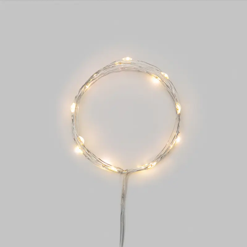 Изображение товара Электрогирлянда комнатная Neon-Night Роса 2 м 20 ламп цвет теплый белый 1 режим работы