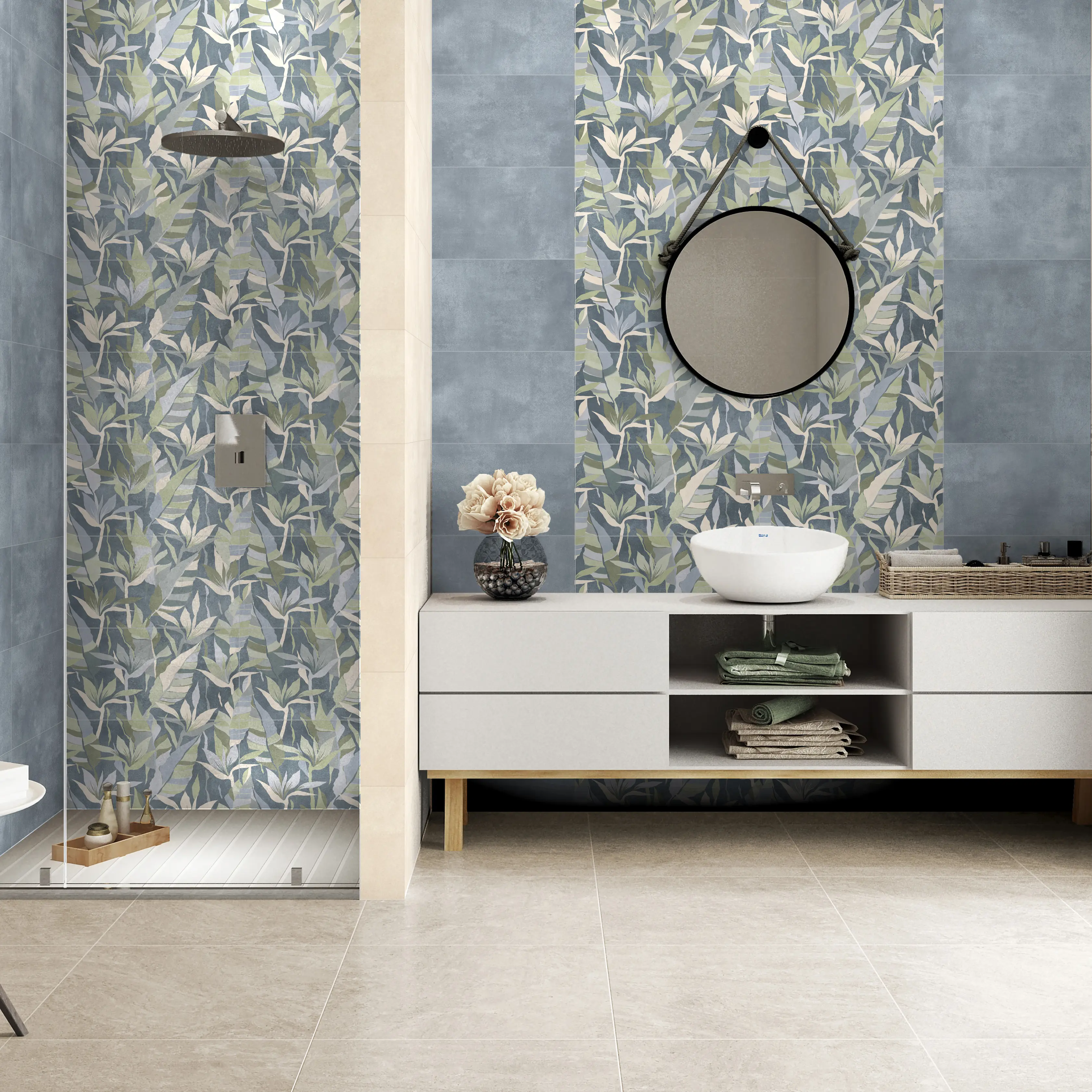 Изображение товара Настенная плитка Global tile GT244VG 30x60см цвет синий