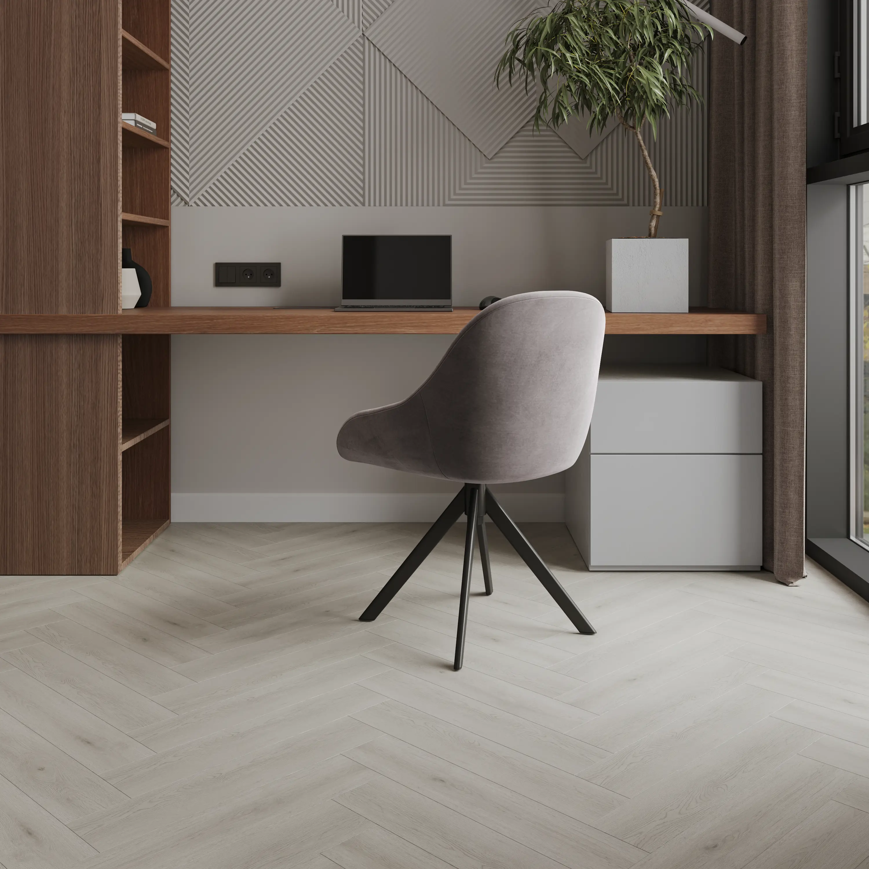 Изображение товара LVT плитка Norland 1034-8 34 класс толщина 2 мм 2.58 м²