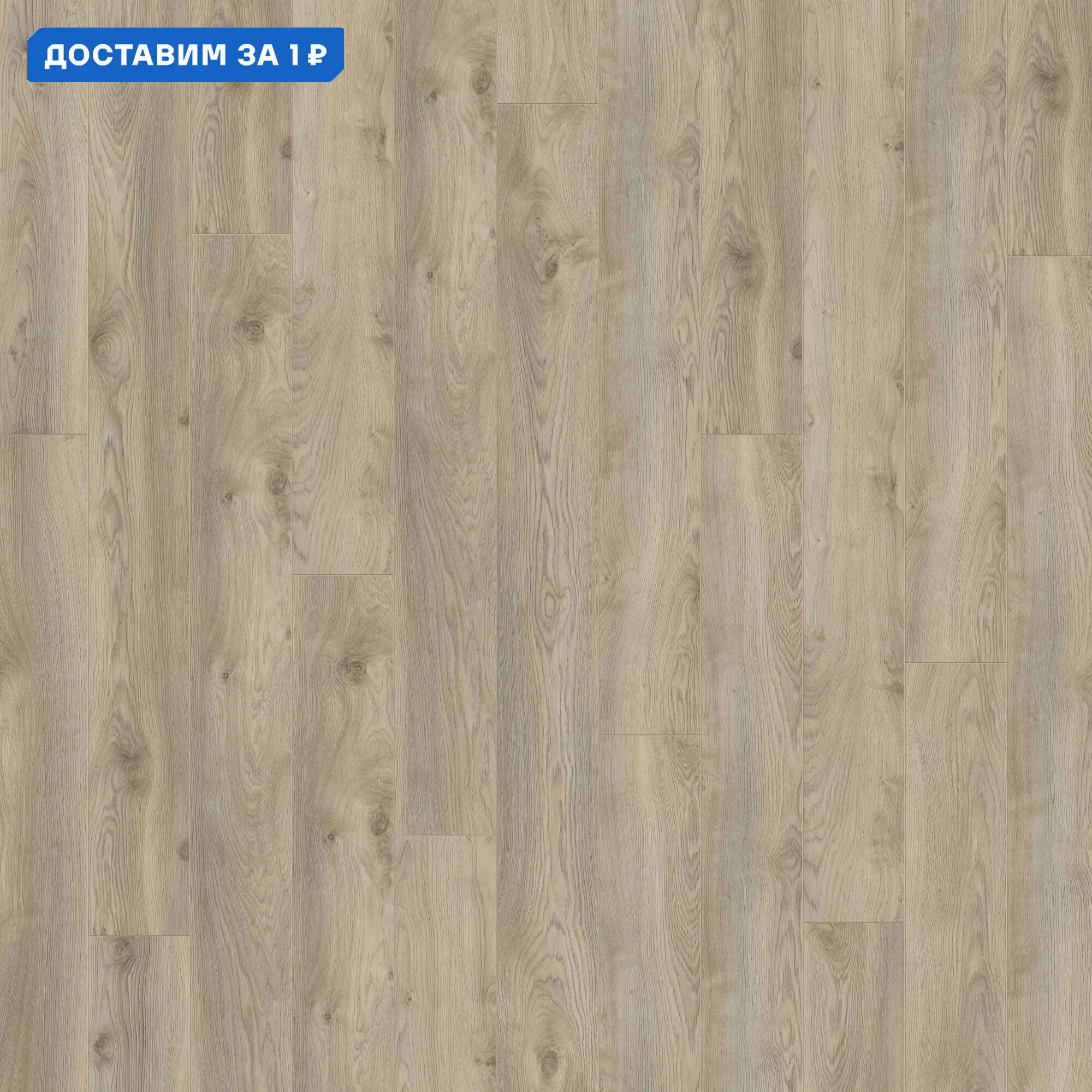 Изображение товара Ламинат Kronotex Дуб Макро бежевый 12 мм 33 класс с фаской и влагозащитой