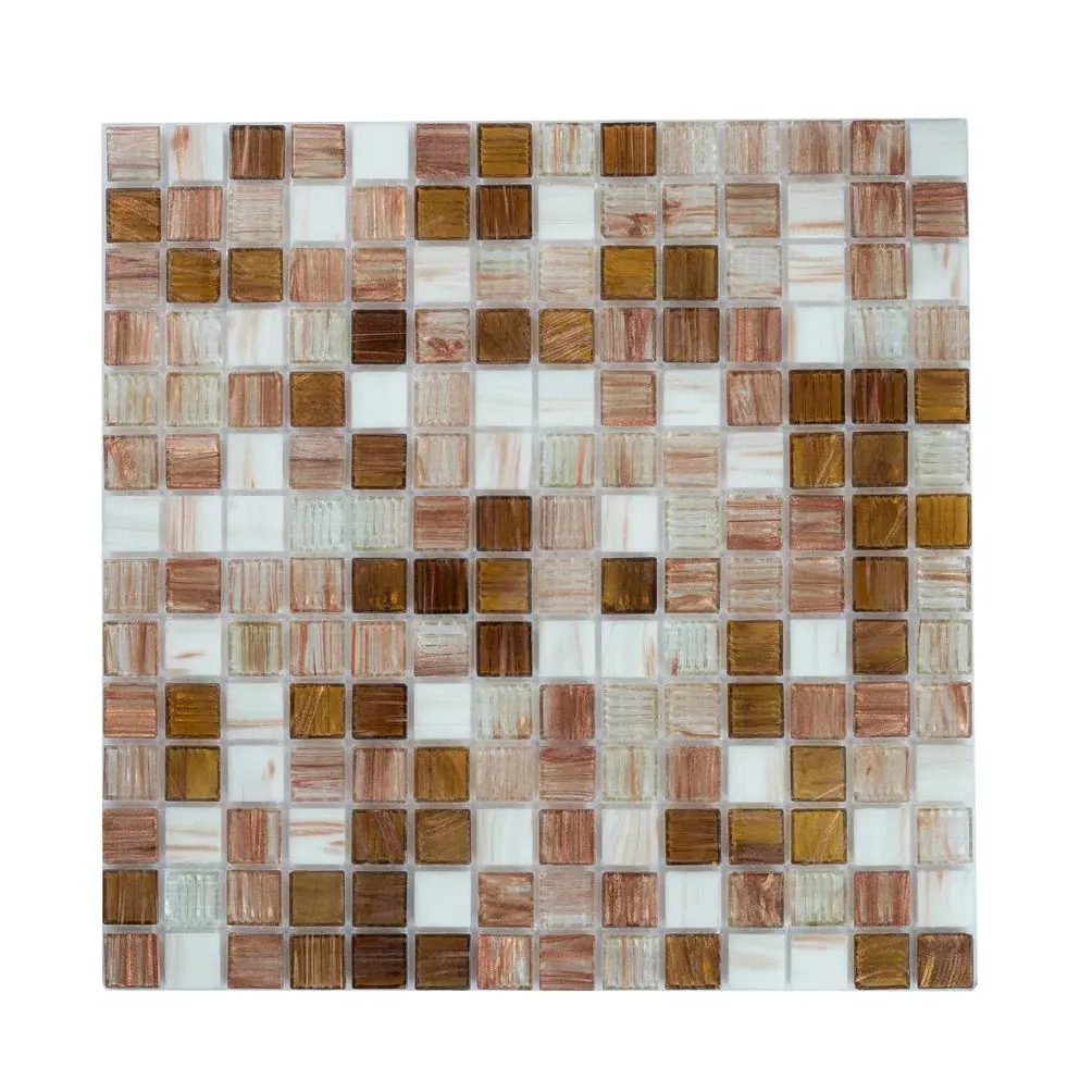 Изображение товара Мозаика стеклянная Керамоград Js15_10 30.5x30.5 см цвет белый