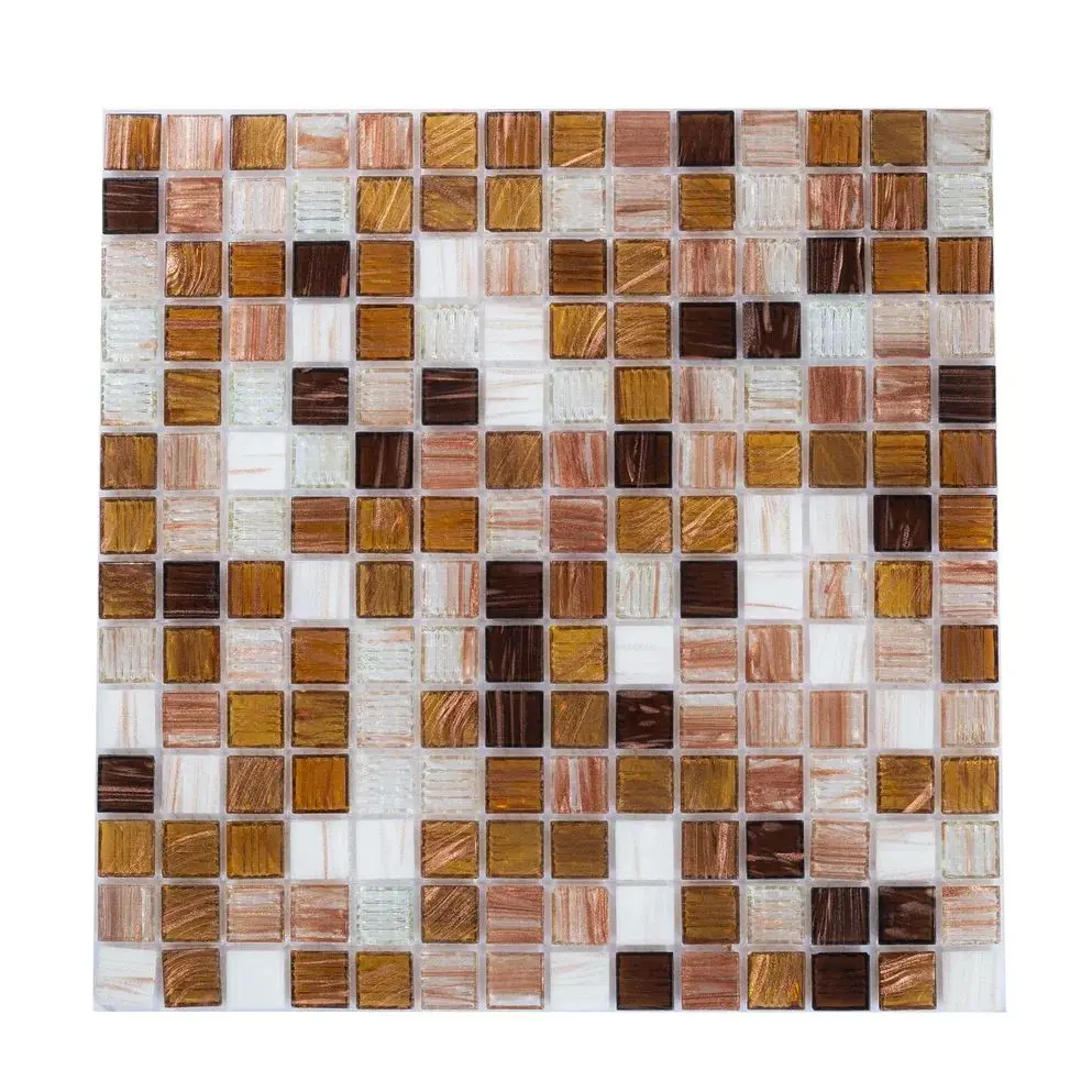 Изображение товара Мозаика стеклянная Керамоград Js12_10 30.5x30.5 см цвет белый