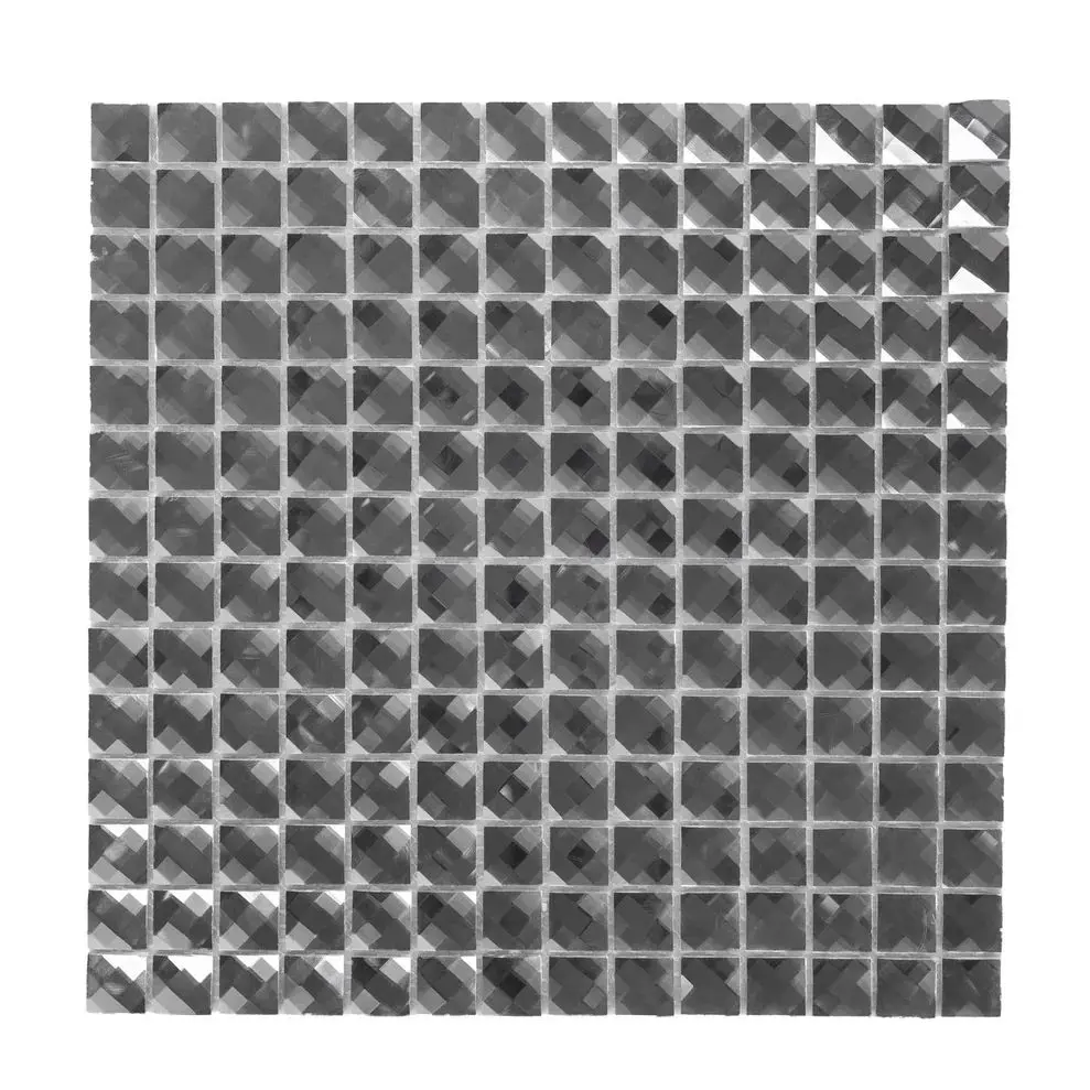 Изображение товара Мозаика стеклянная Керамоград F15x1_10 30x30 см цвет серый/серебристый
