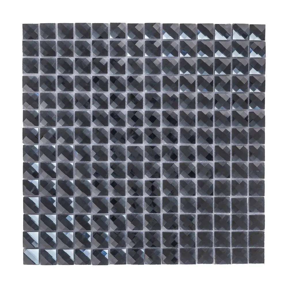 Изображение товара Мозаика стеклянная Керамоград F2x11_10 30x30 см цвет серый/серебристый