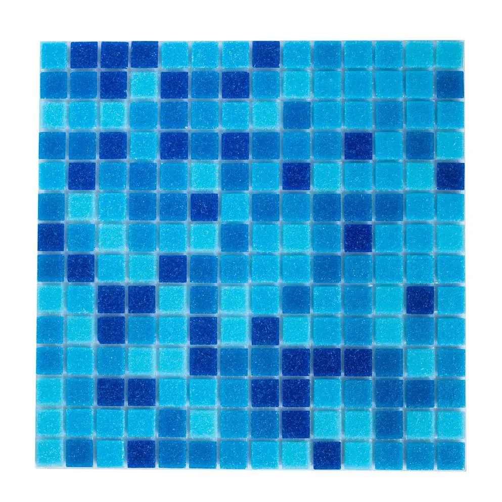 Изображение товара Мозаика стеклянная Керамоград Kg303_10 30.5x30.5 см цвет синий
