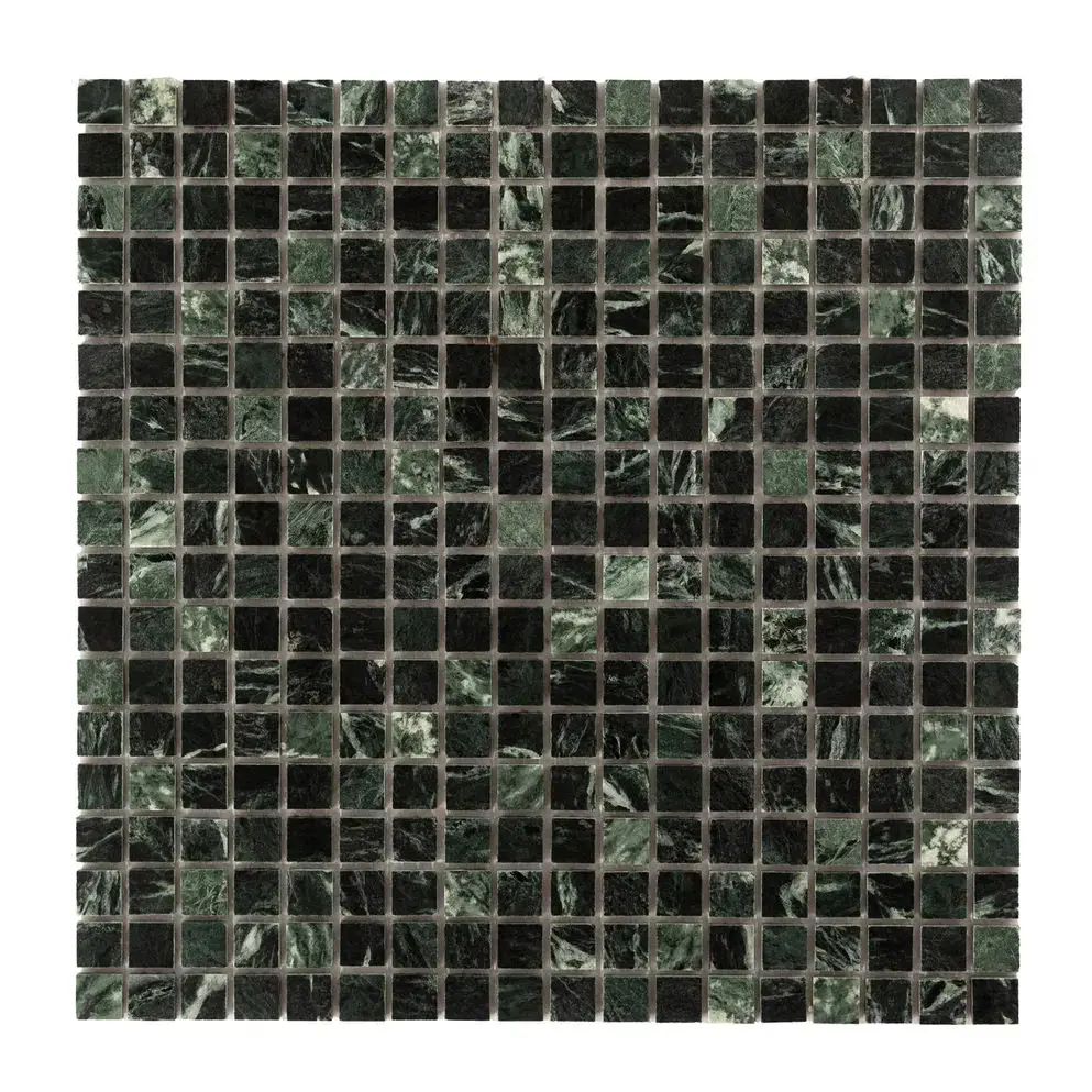 Изображение товара Мозаика стеклянная Керамоград Kg-25p_10 30x30 см цвет зеленый