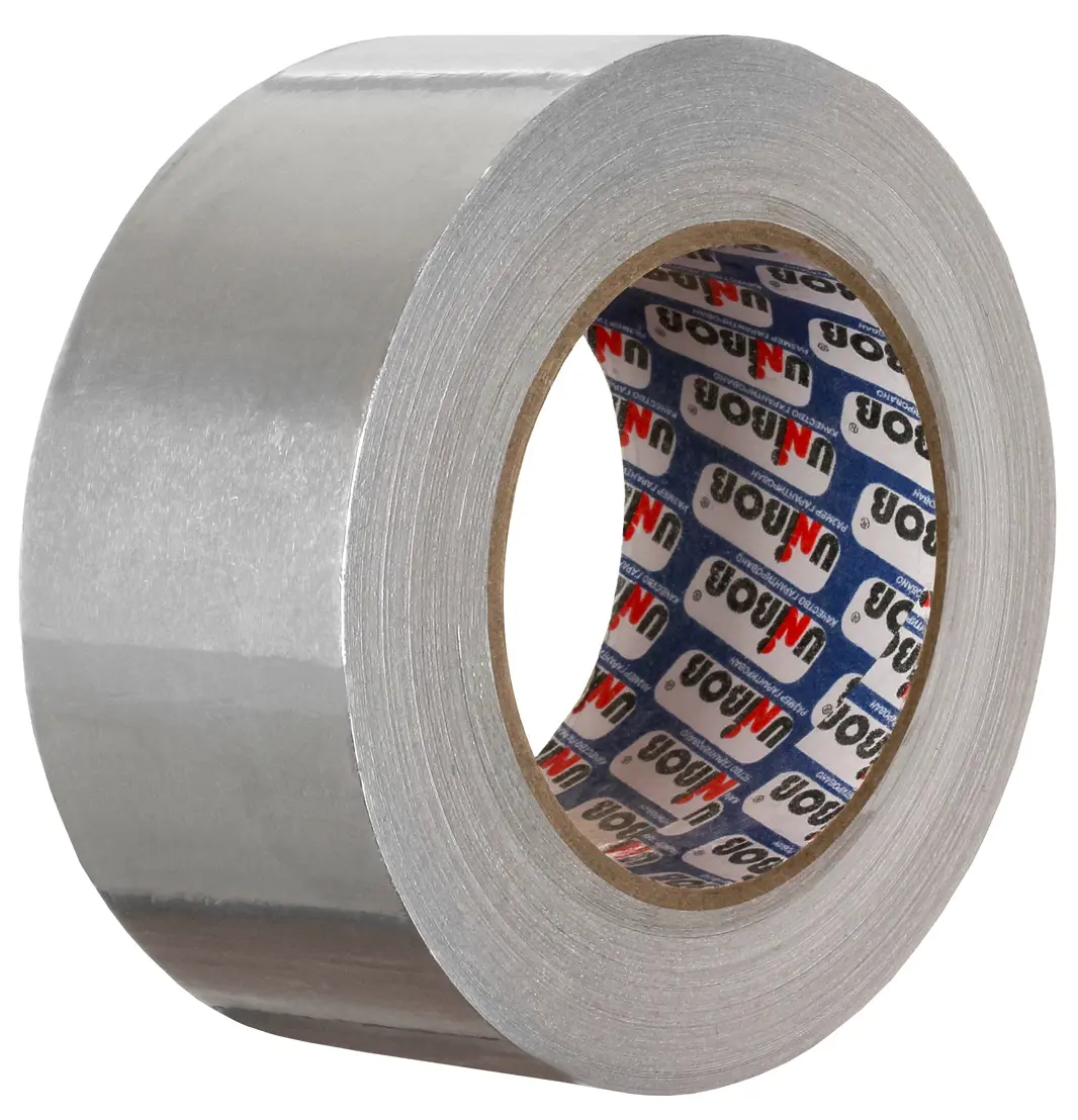 Изображение товара Алюминиевая лента UNIBOB 50 мм х 40 м для соединения деталей теплоизоляции и монтажа